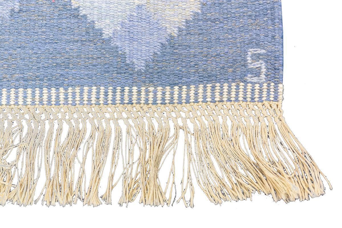 Swedish Rug Flat Weave Signed Piece photo 2466.0