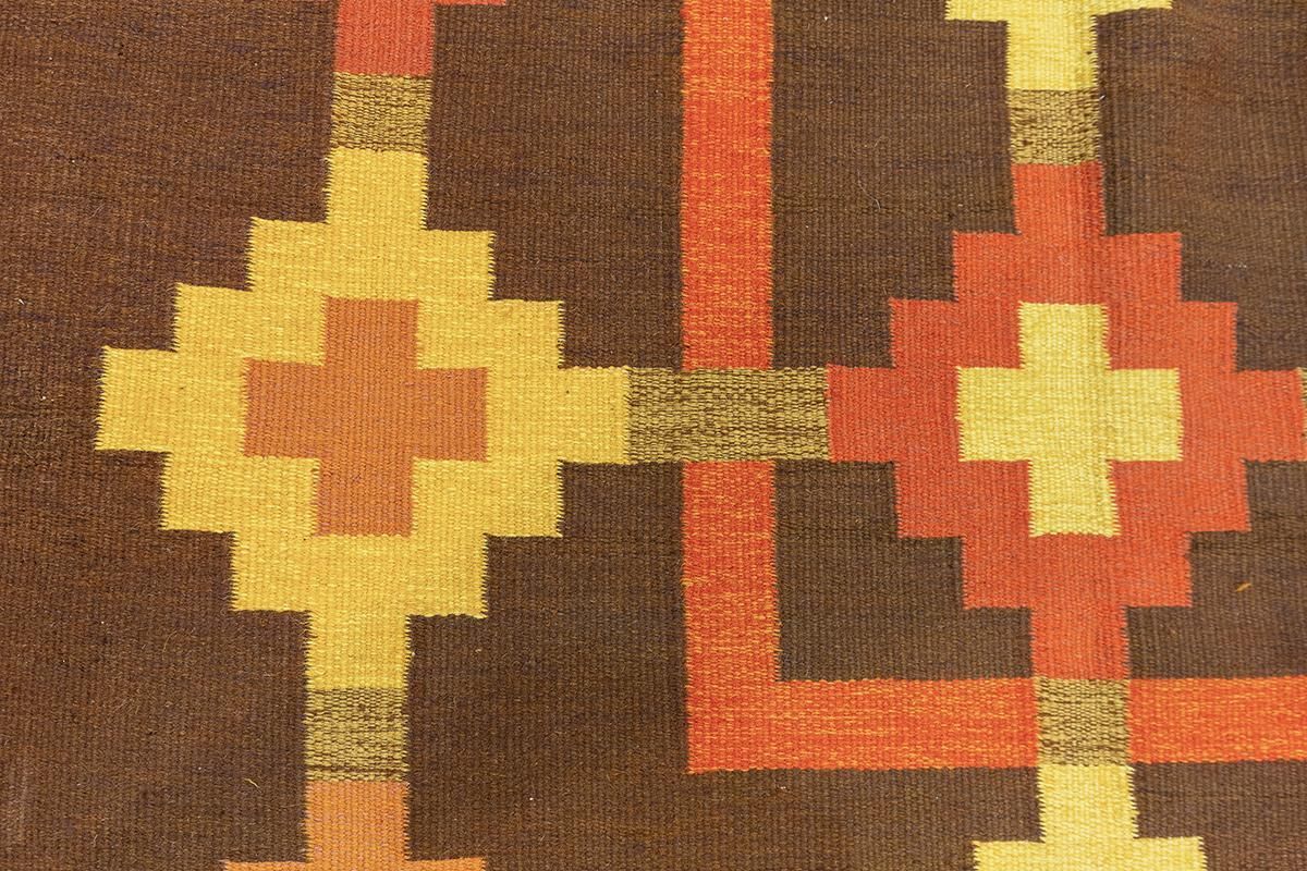 Scandinavian Rug Rollakan Signed Ik photo buy