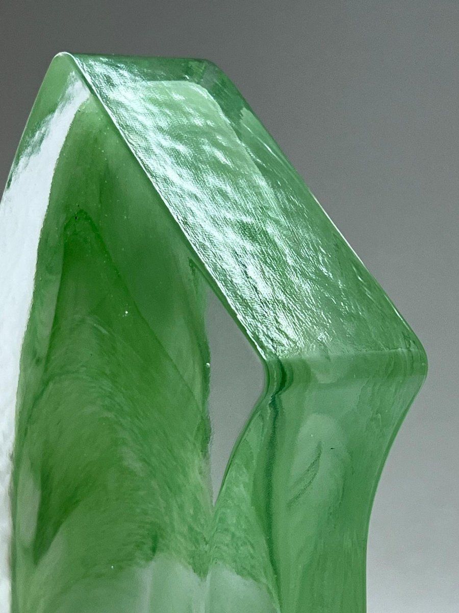 Sculptures In Murano Glass, Italy, 1990s, Set Of 2 photo for sale