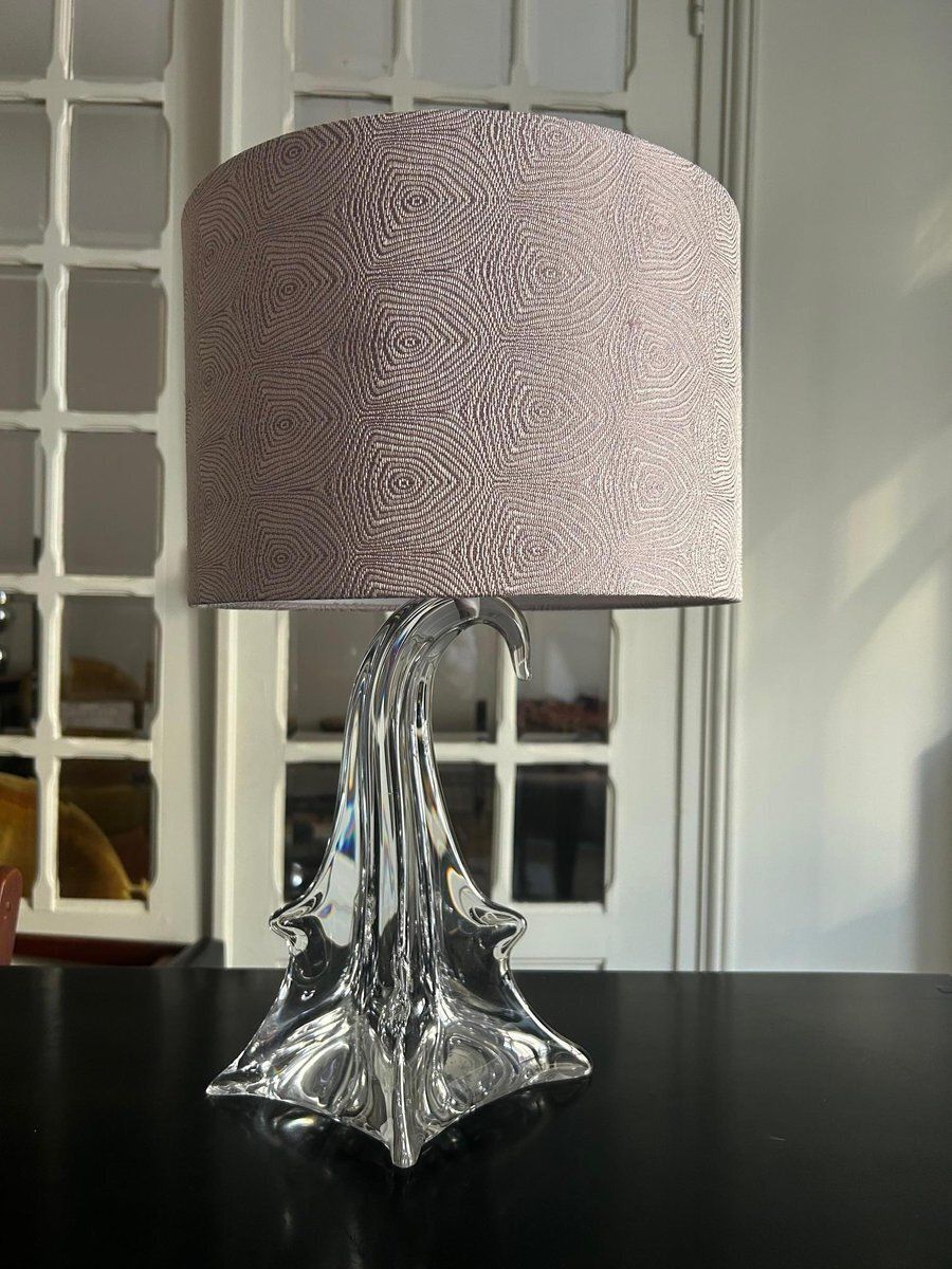 Vintage Crystal Table Lamp, 1950s photo vinterior