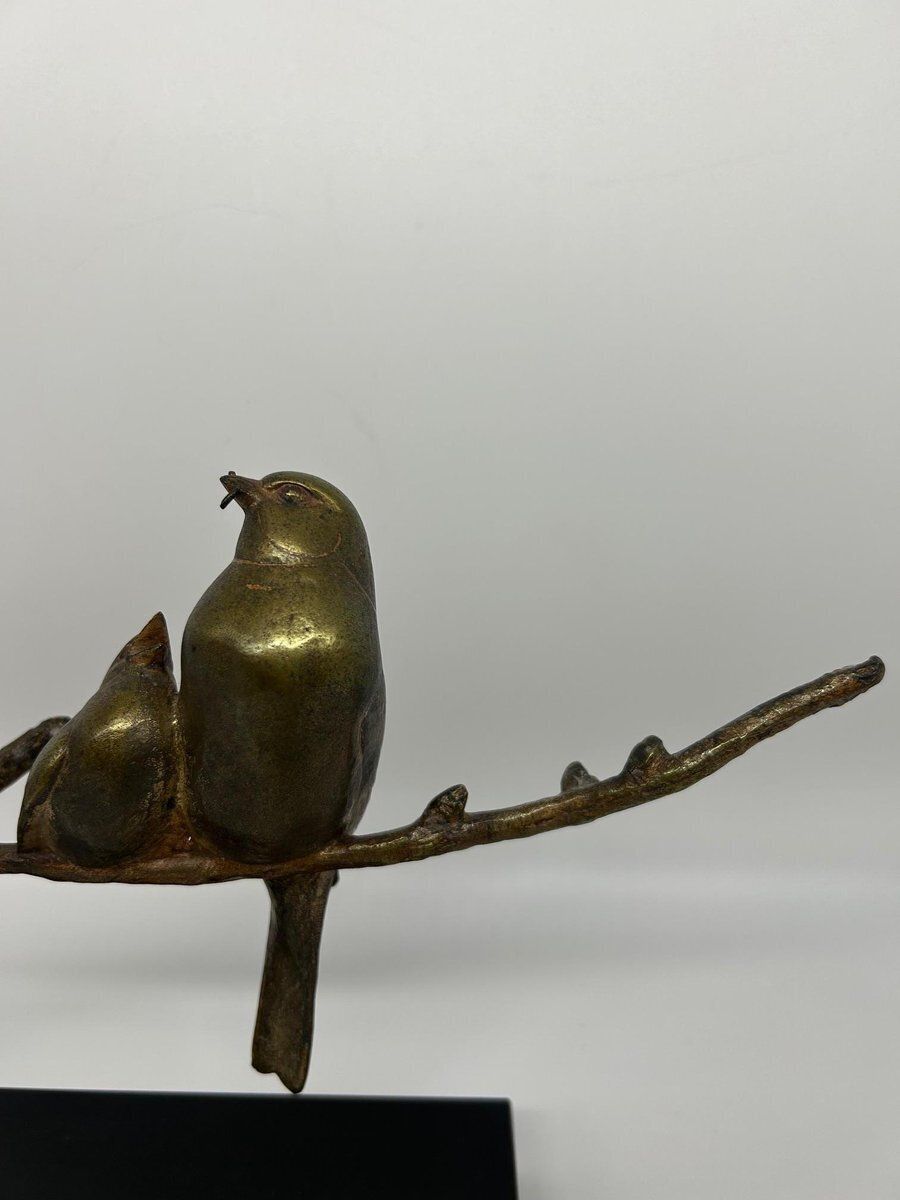 André Vincent Becquerel, Animal Sculpture, 1920s 1940s, Bronze On Marble Base photo buy