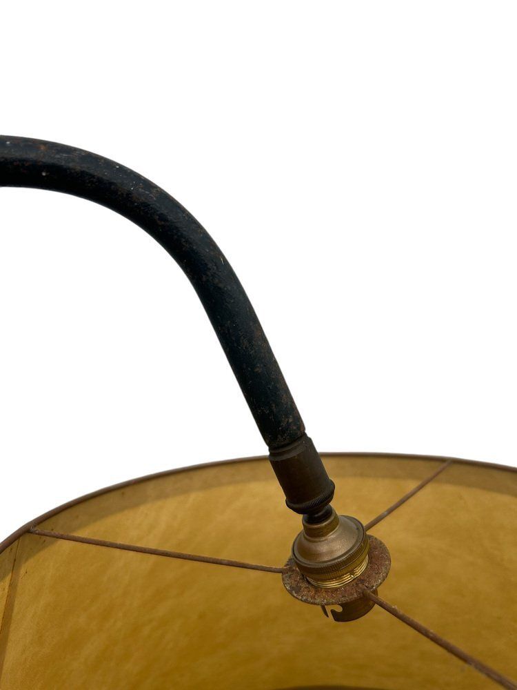 Wrought Iron Floor Lamp Jean Royère By Jean Royère, 1940s photo vinterior