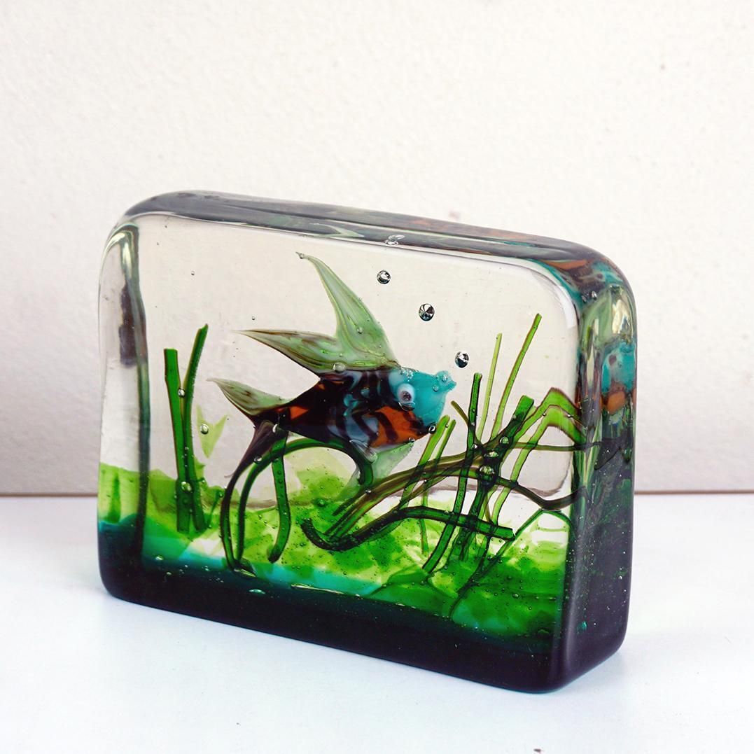 Murano Glass Aquarium By Riccardo Licata For Gino Cenedese, Italy 1960s photo buy