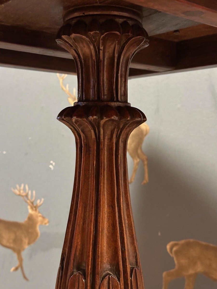 Anglo Indian Tilt Top Tables, Set Of 2 photo for sale