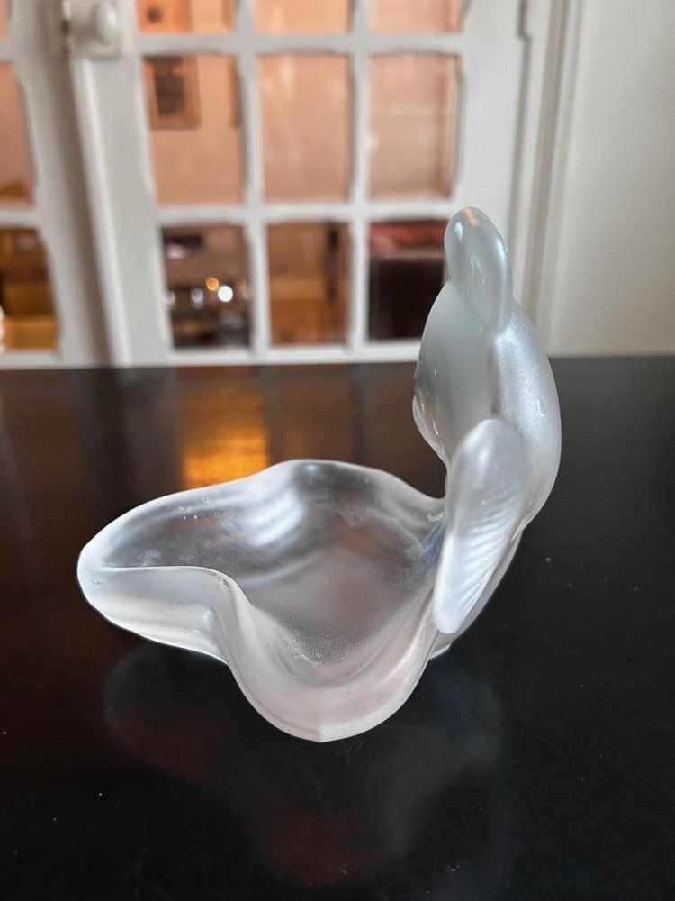 Crystal Soap Holder From Cristalleries De Vannes, 1970s photo Home Decor