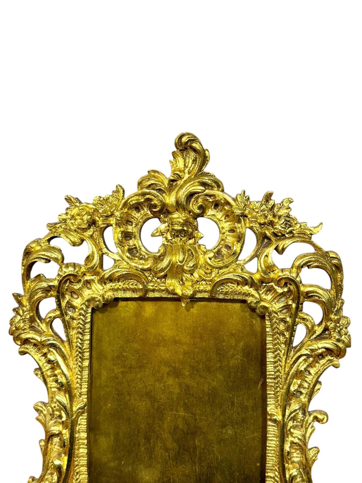 photo buy 19th Century French Rococo Gilt Bronze Tabletop Frame