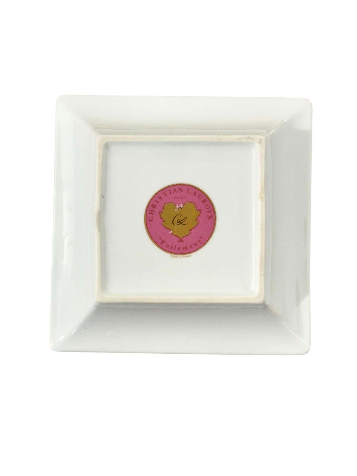 Pink And Gold Porcelain Trinket Dish By Christian Lacroix photo 328.0