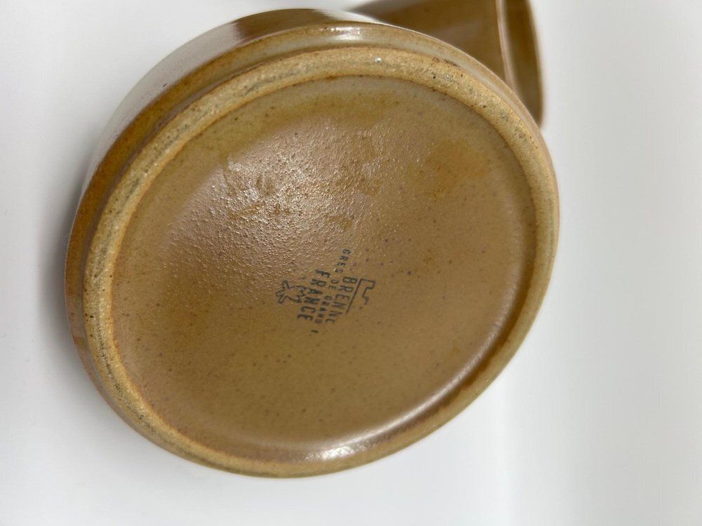photo furniture Stoneware Cups And Sugar Bowl, 1970s, Set Of 7