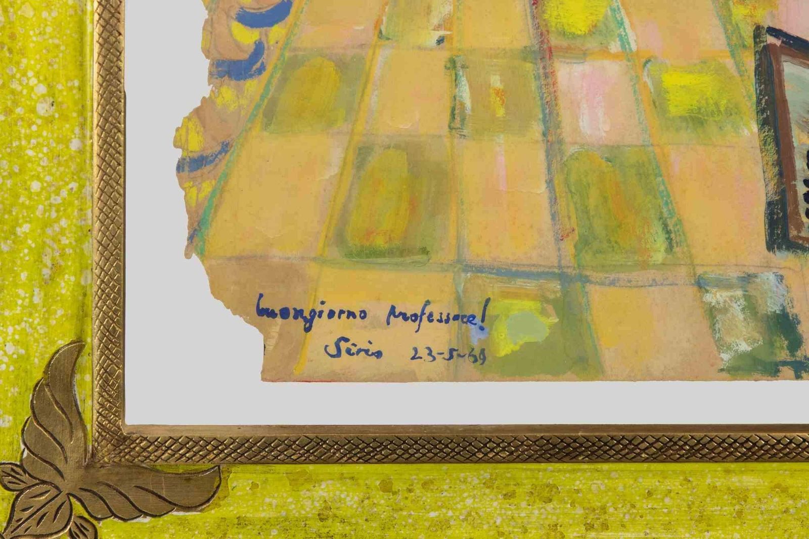 Sirio Pellegrinibuongiorno Professore!   Mixed Media By Sirio Pellegrini   19691969 photo Art