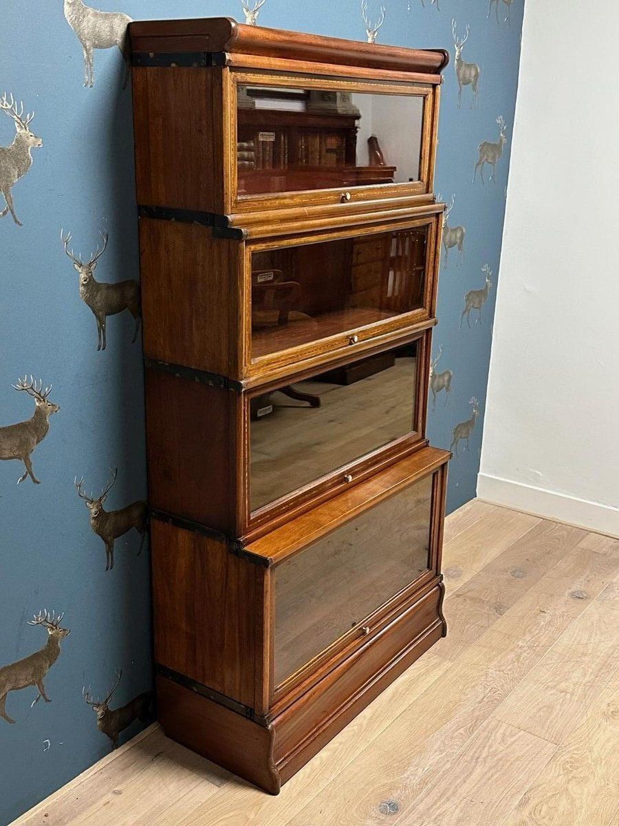 2260.0 Antique Bookcases From Globe Wernicke, Set Of 4 photo