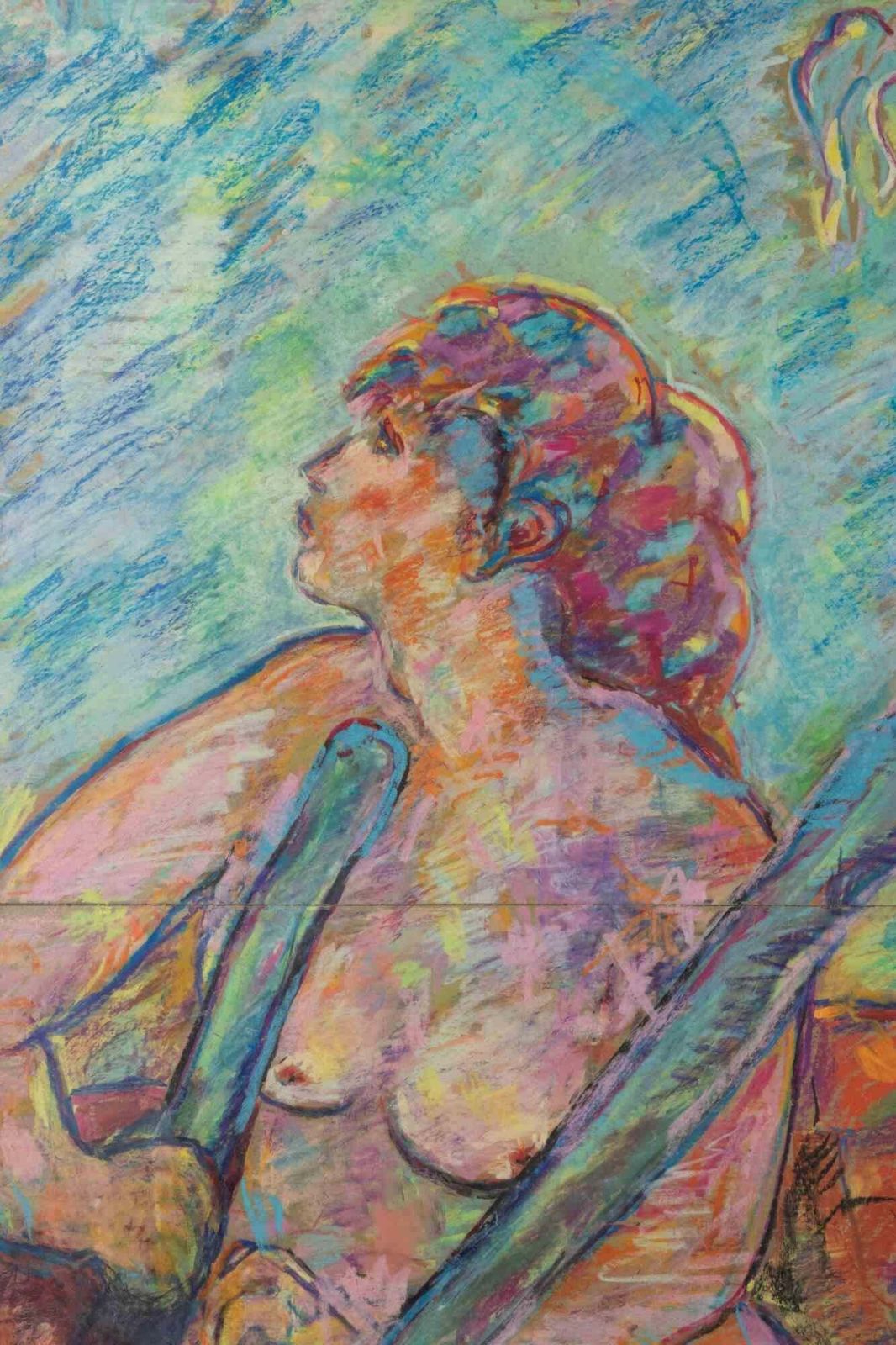 Sirio Pellegriniearthly Paradise   Paint By Sirio Pellegrini   1960s1960s photo for sale