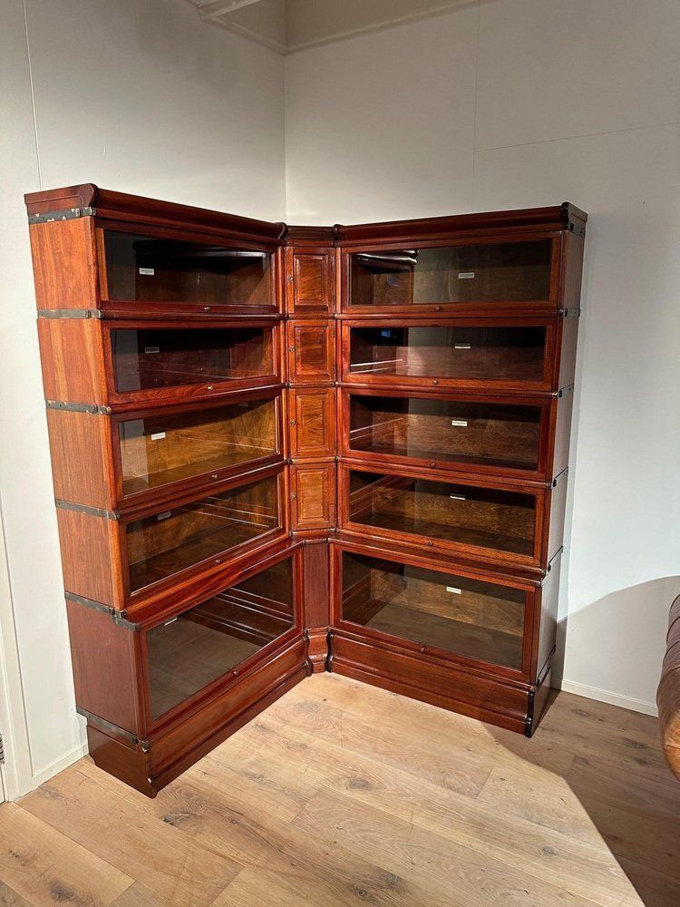 Antique Modular Bookcase From Globe Wernicke, 1890s, Set Of 20 photo Furniture