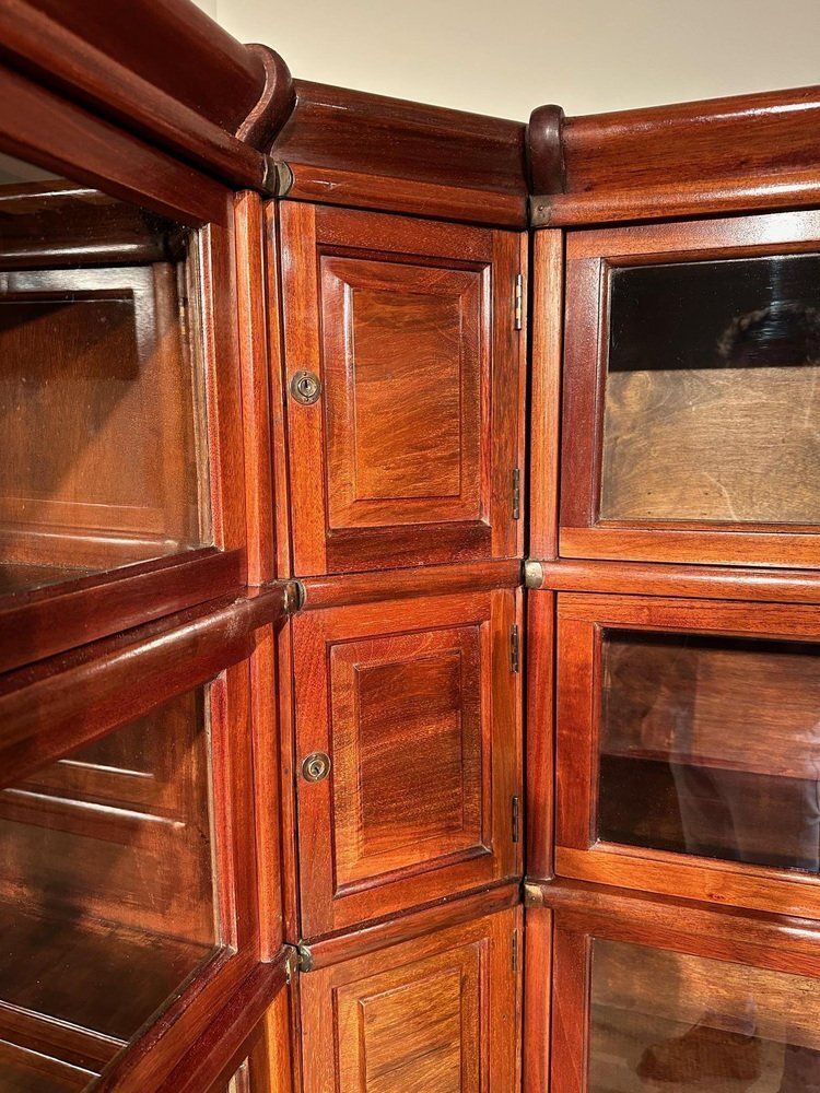 photo for sale Antique Modular Bookcase From Globe Wernicke, 1890s, Set Of 20