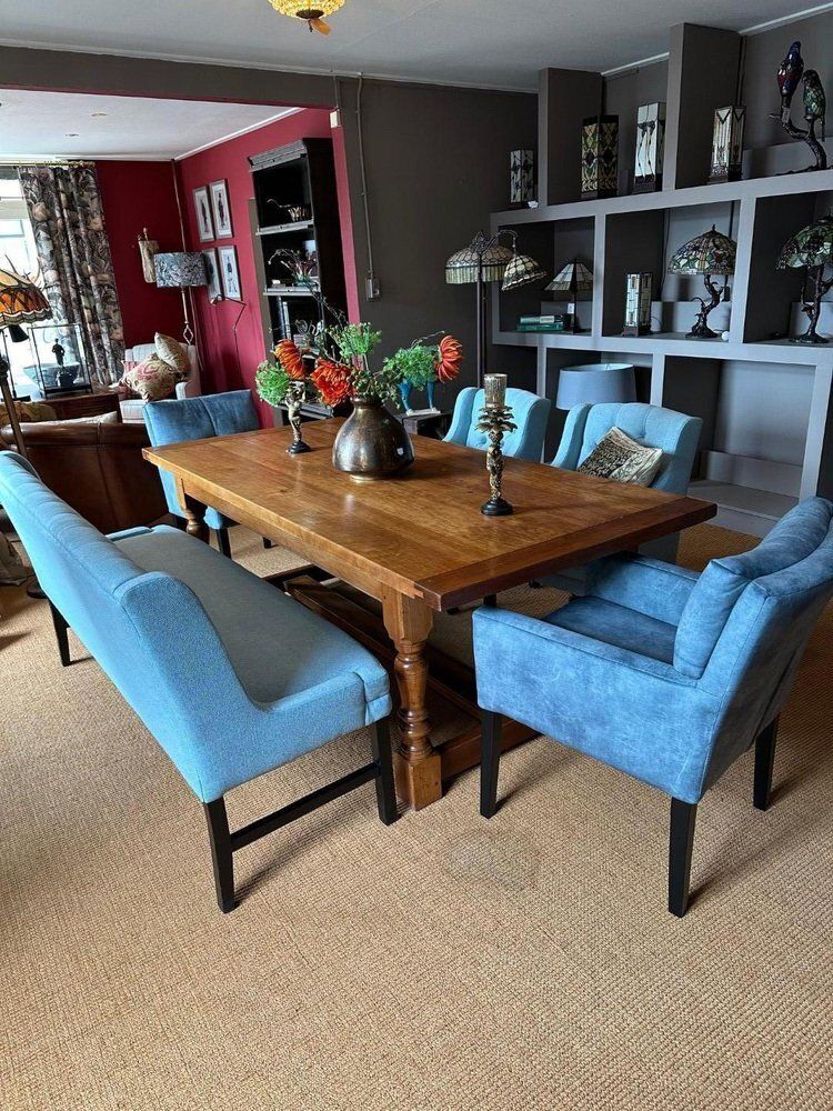 Cherry Country Dining Table, 1990s photo 1931.0