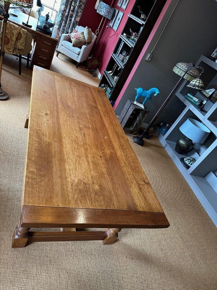 Cherry Country Dining Table, 1990s photo vintage