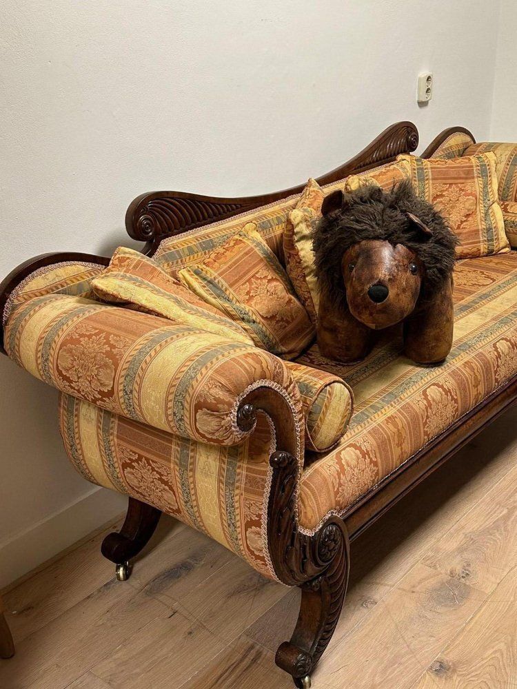 Antique Regency Mahogany Three Seater Sofa photo for sale