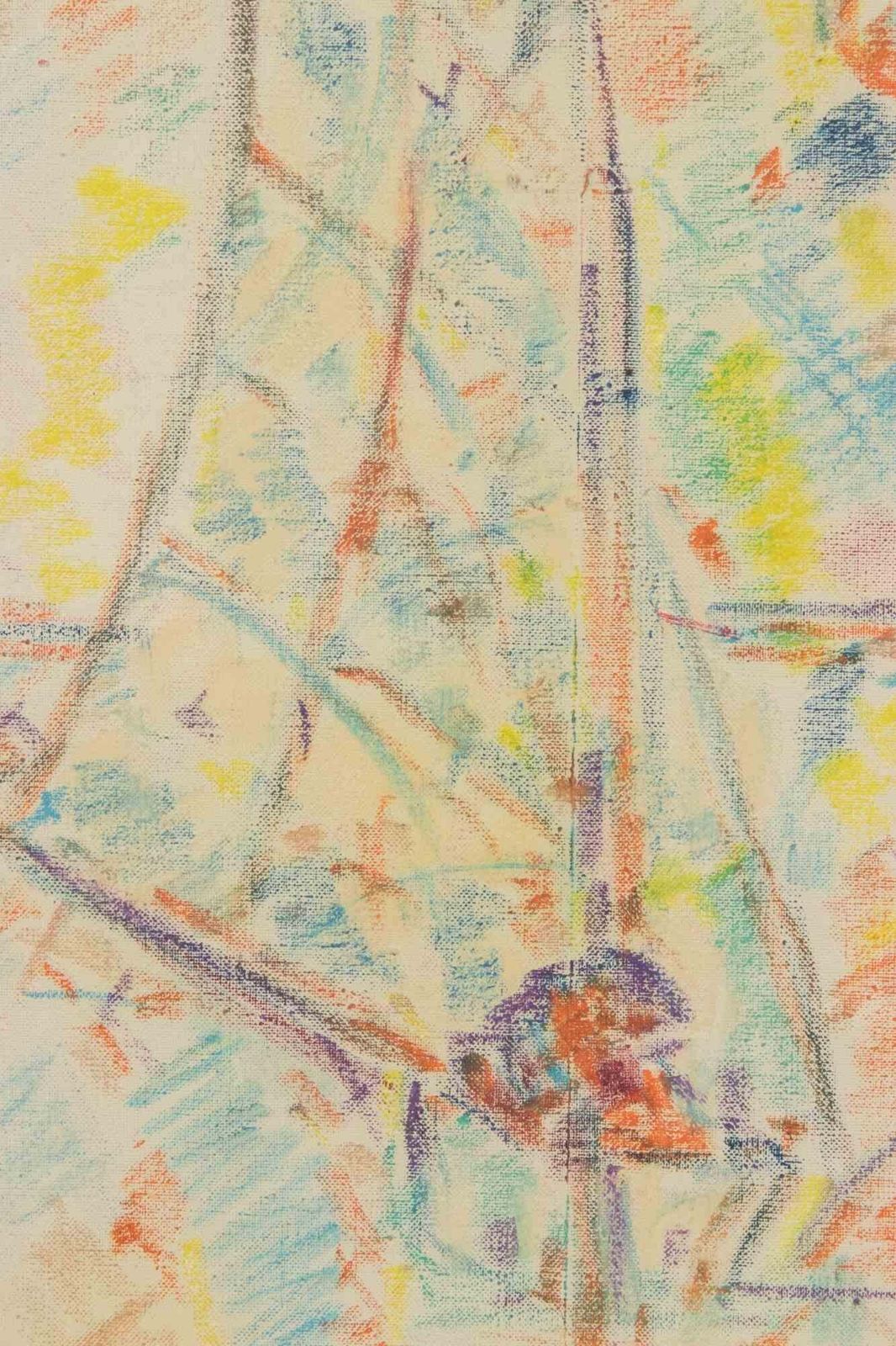 Sirio Pellegriniabstract Composition (Boat)   Drawing By Sirio Pellegrini   1970s1970s photo furniture