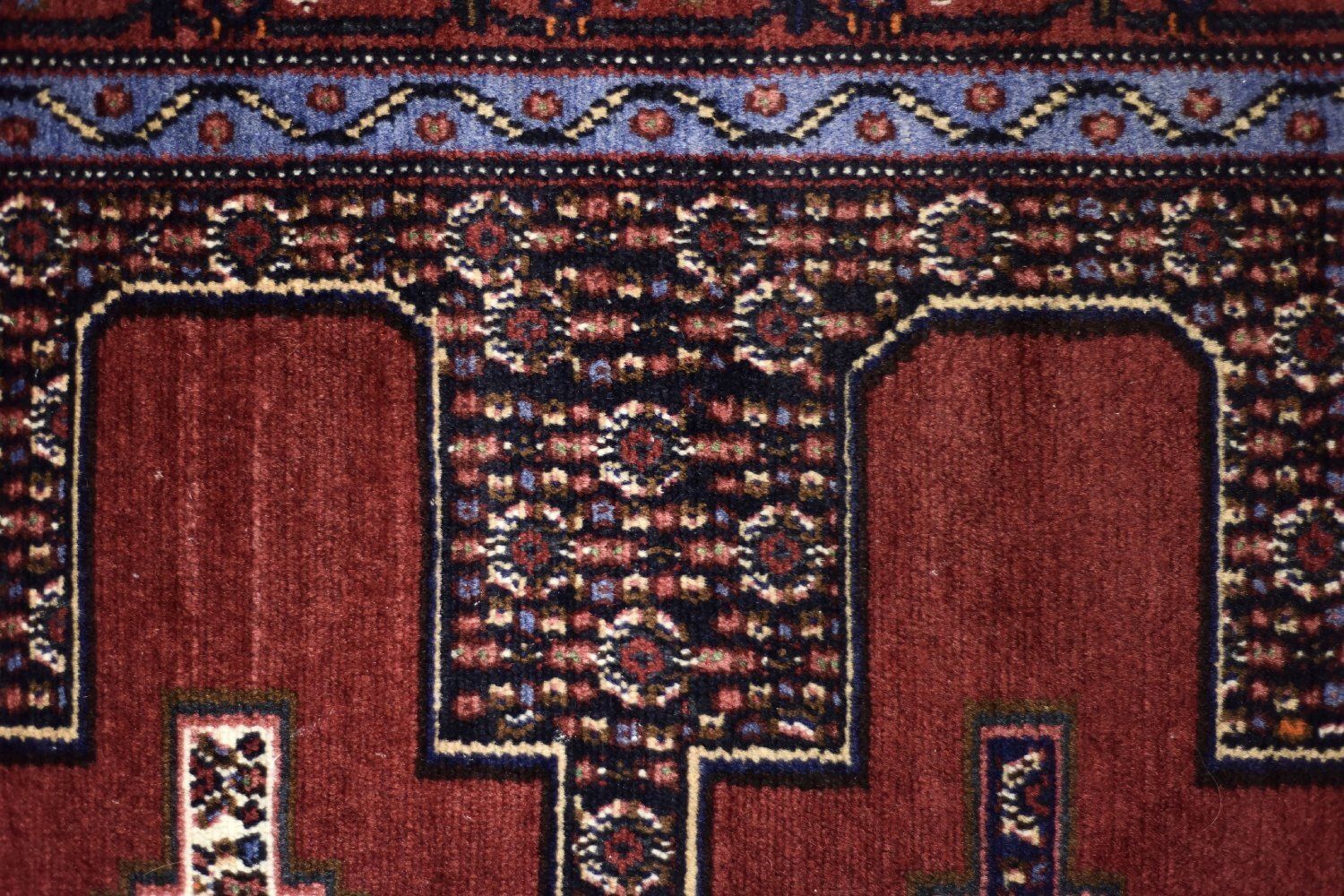 photo for sale Vintage Middle Eastern Hand Woven Senneh Rug, 1960s