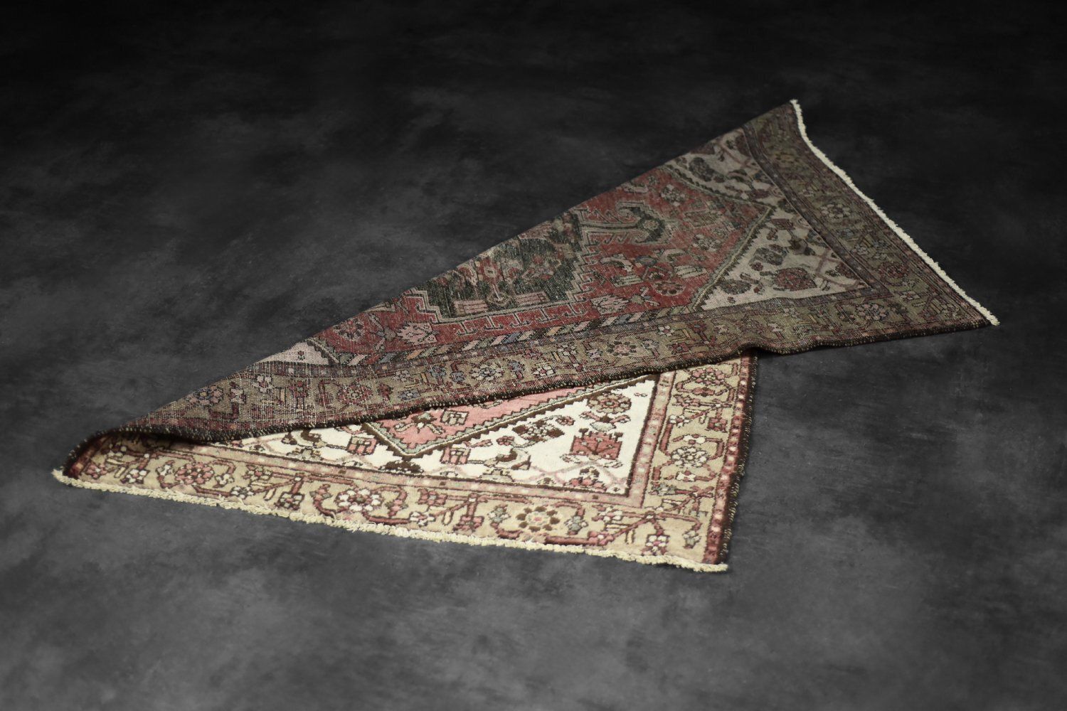 Vintage Middle Eastern Hand Woven Hamadan Rug, 1960s photo vinterior