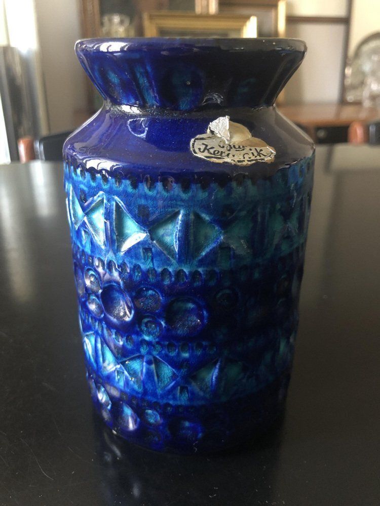 Vase In Ceramic By Bodo Mans For Bay Keramik, 1960s