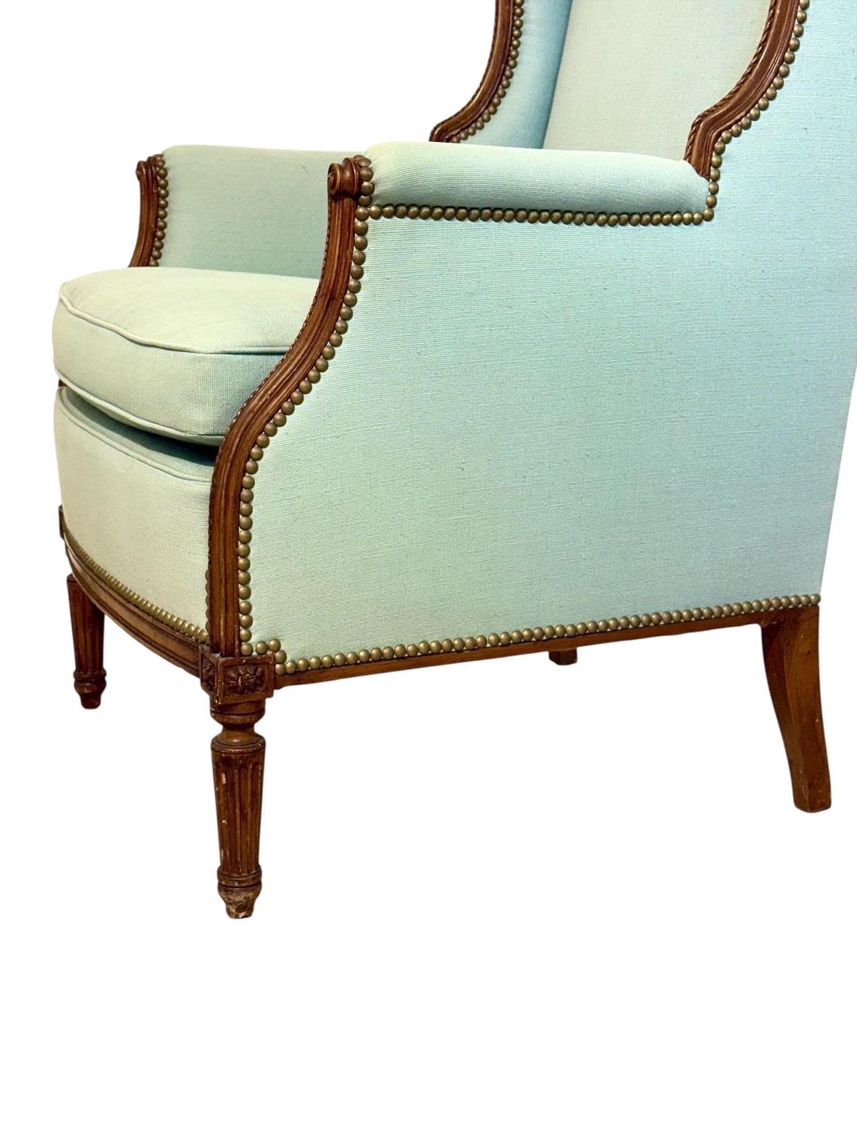 Pair Of Louis XVI Style Bergères à Oreilles, 19th Century photo 3522.0