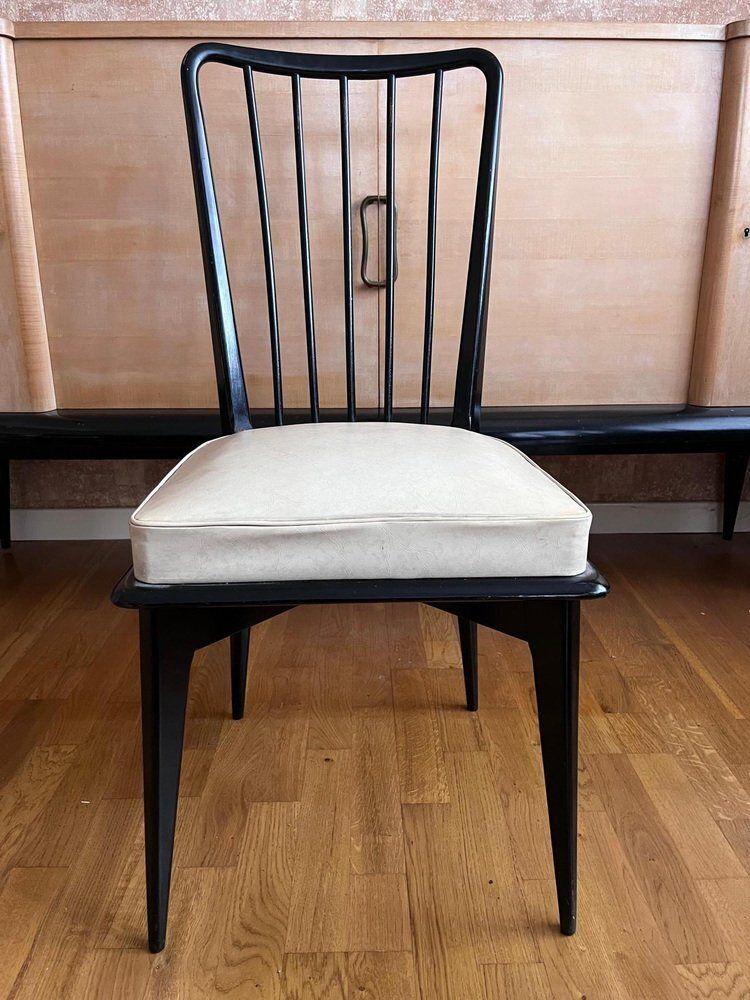 photo furniture Side Chairs By Charles Ramos, 1950s, Set Of 4