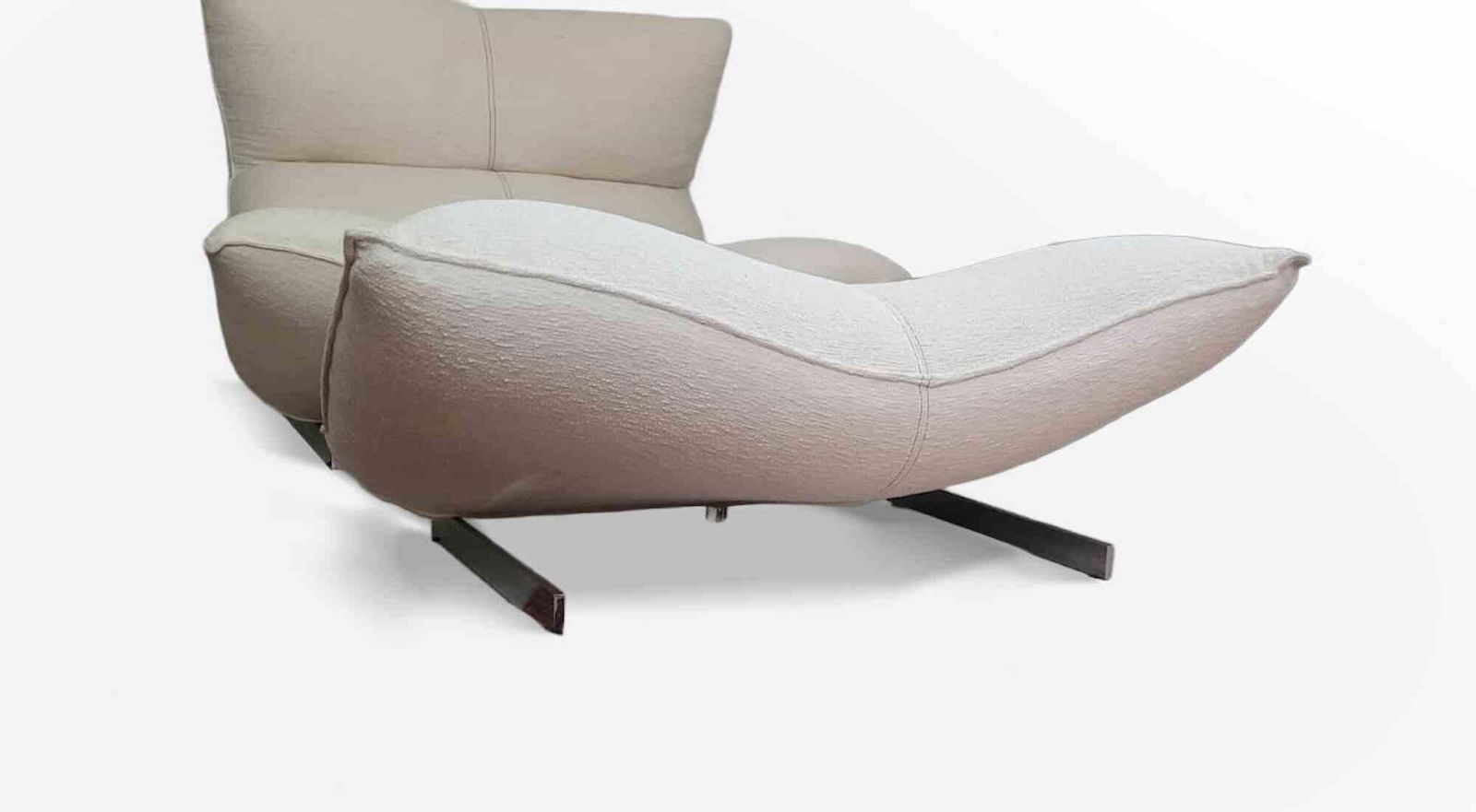 Canestrari Lounge Chair With Ottoman By Vittorio Varo, Italy 1970s photo 4596.0