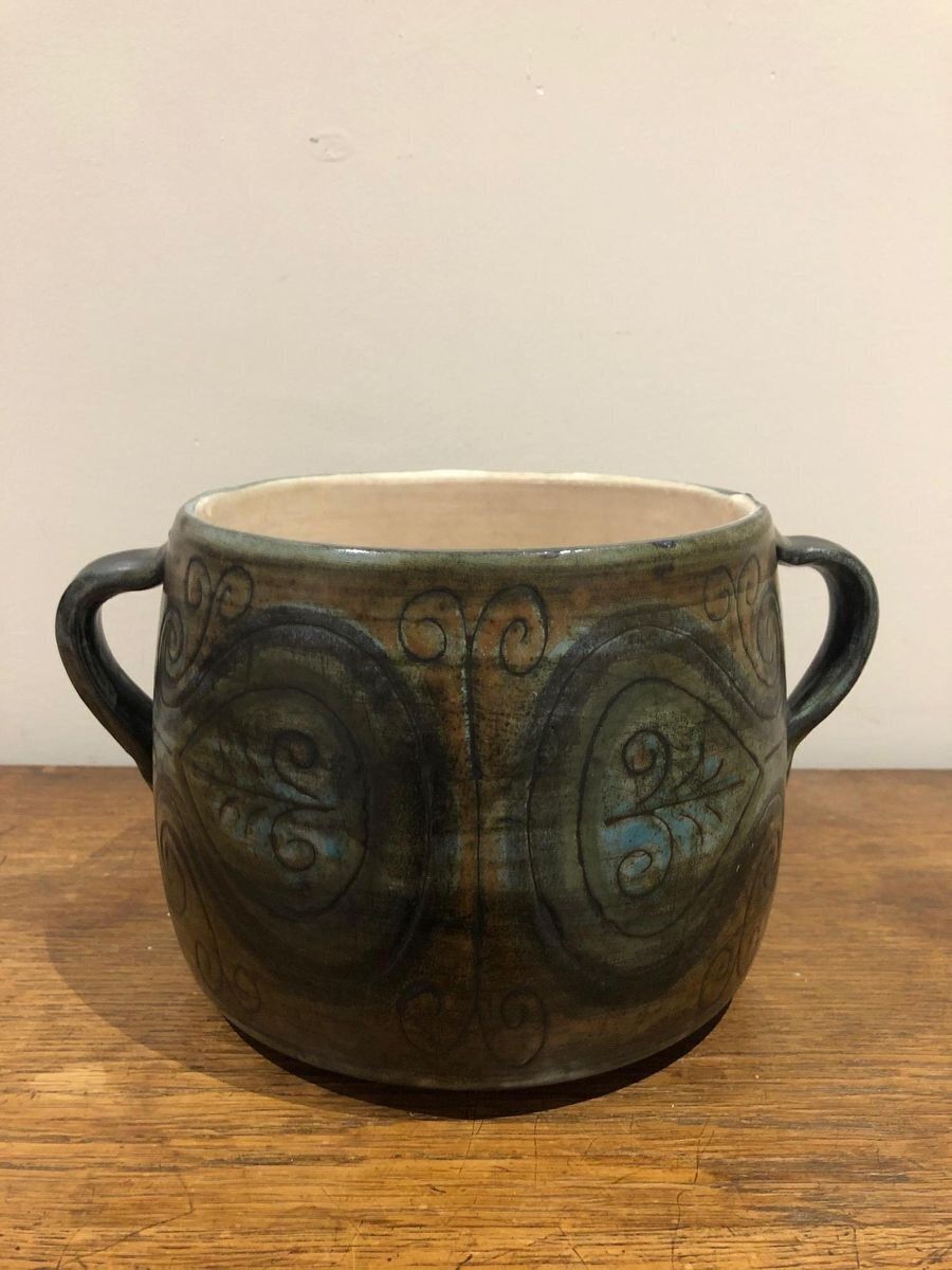 Ceramic Pot By Jean De Lespinasse, 1950s