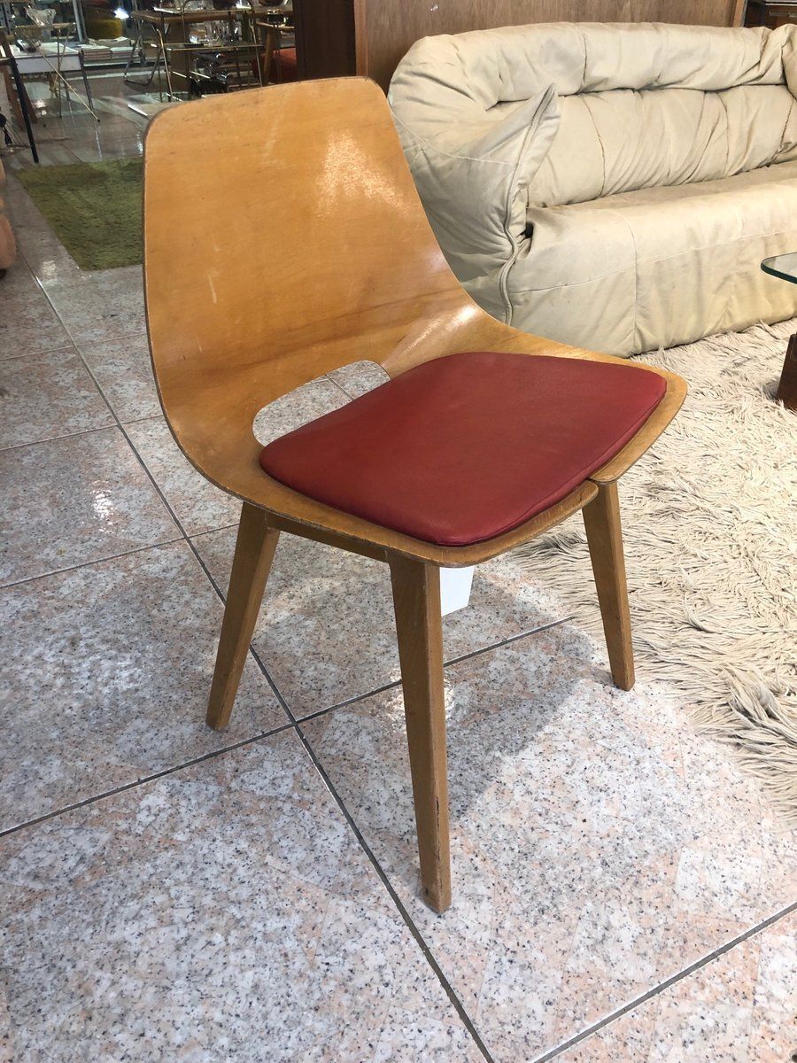 Tonneau Chair By Pierre Guariche For Steiner, 1950s photo for sale