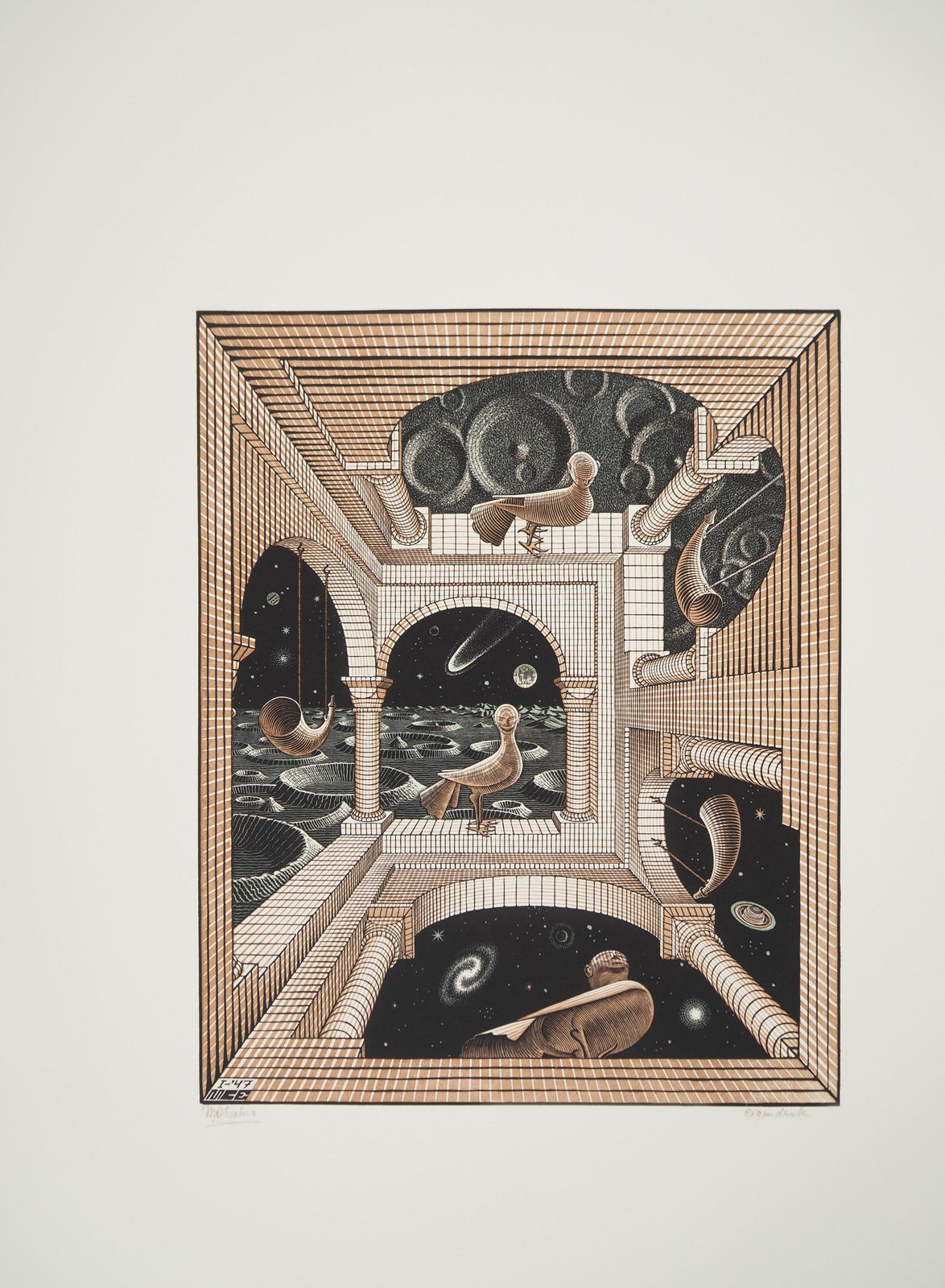 M.C. Eschermetaphysics (Architecture In 4 Dimensions)   Signed Facsimile, Ltd /4502008 photo for sale