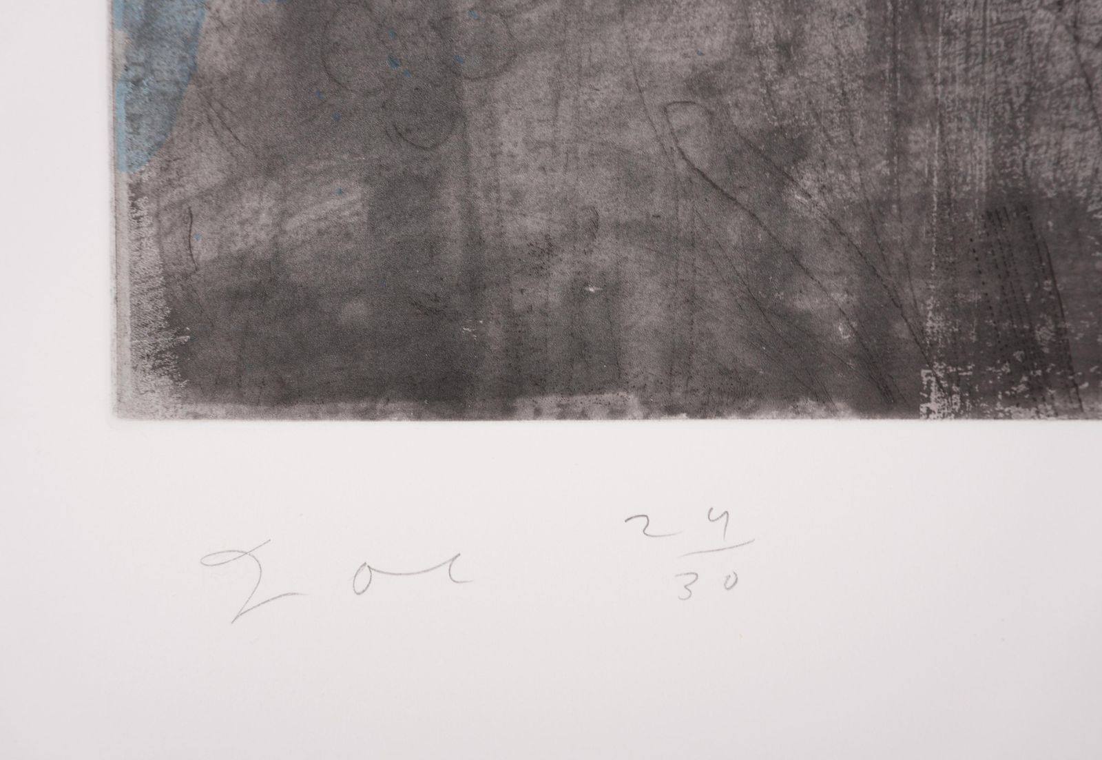Jim Dinenancy Outside In July XIII (Dissolving In Eden)   Original Handsigned Etching1980 photo furniture