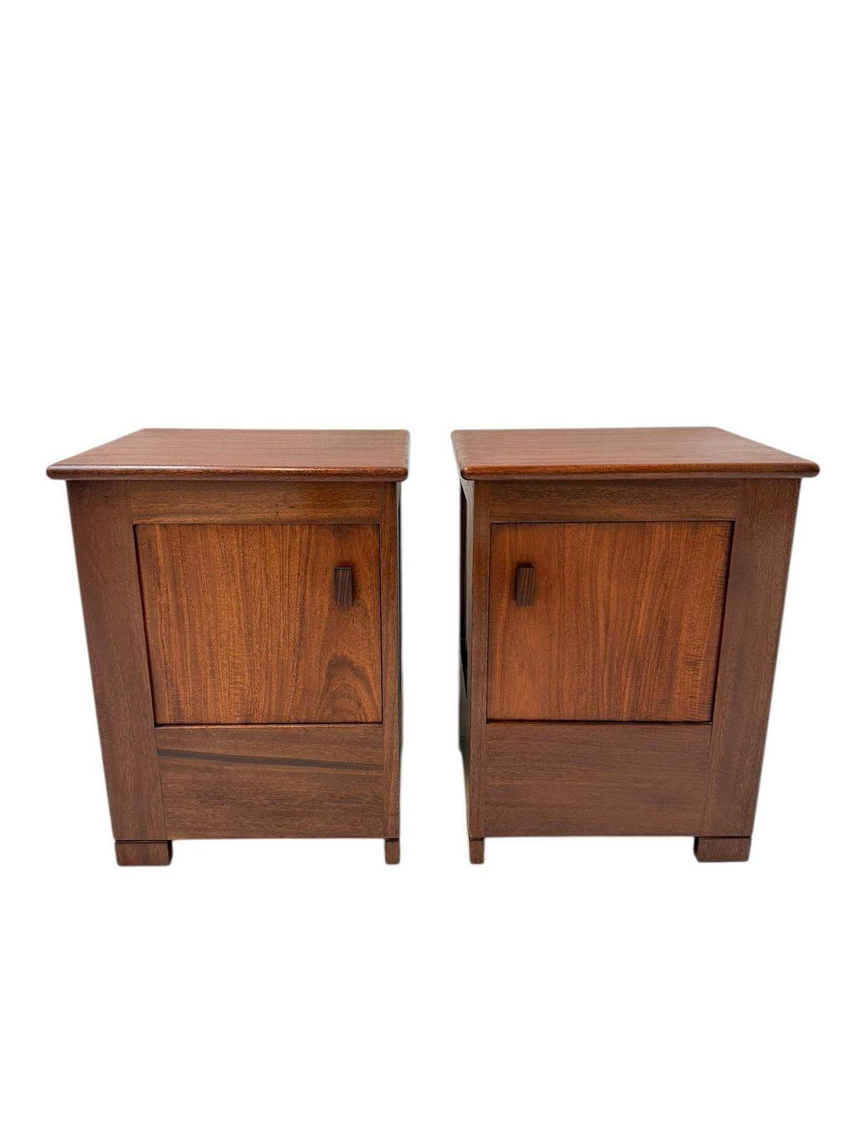 Art Deco Modernist Nightstands By J.A. Muntendam For L.O.V. Oosterbeek, 1920s photo for sale