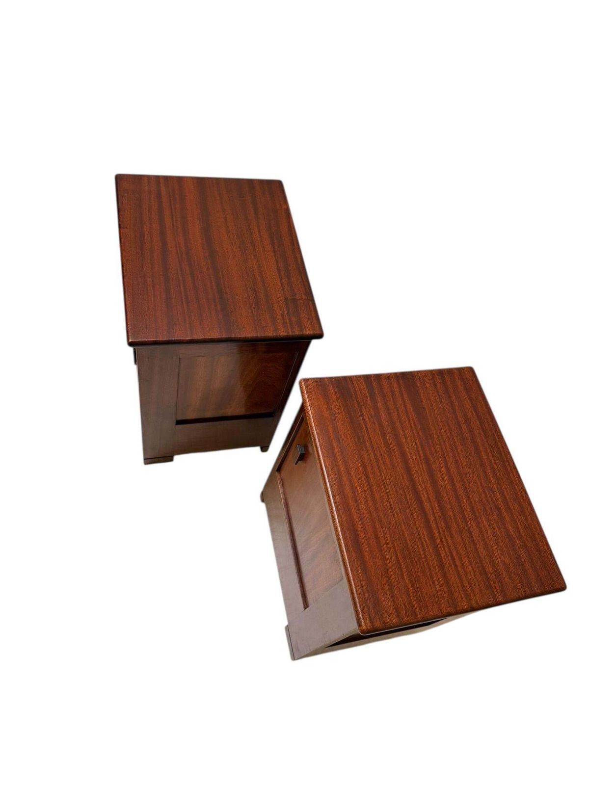 Art Deco Modernist Nightstands By J.A. Muntendam For L.O.V. Oosterbeek, 1920s photo vinterior