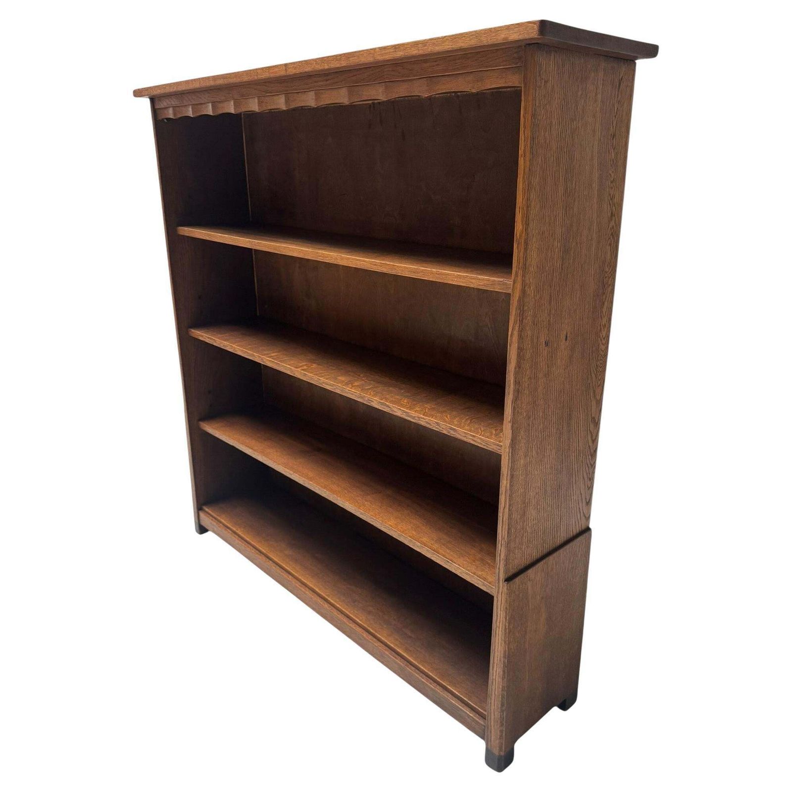 Art Deco Amsterdamse School Open Bookcase By Willem Penaat For Metz & Co., 1920s