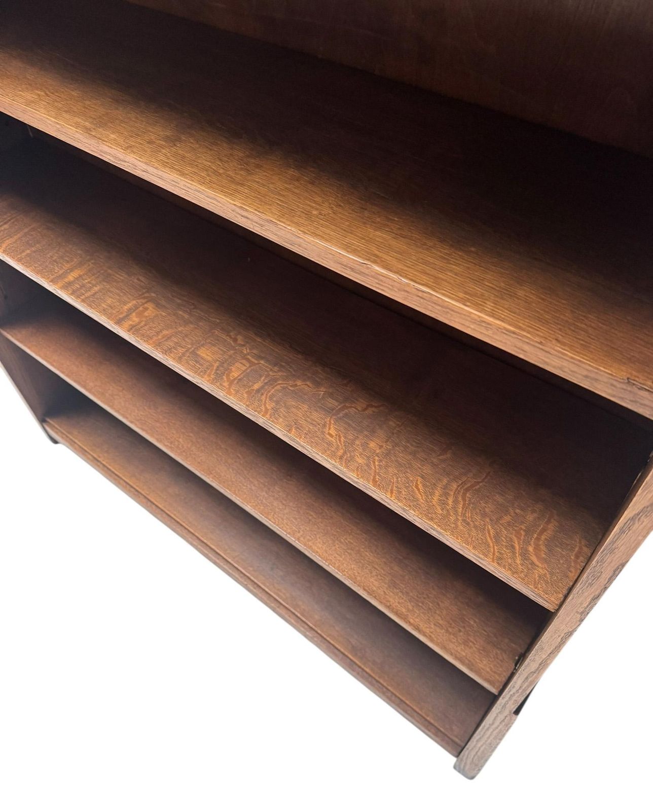 Art Deco Amsterdamse School Open Bookcase By Willem Penaat For Metz & Co., 1920s photo vintage