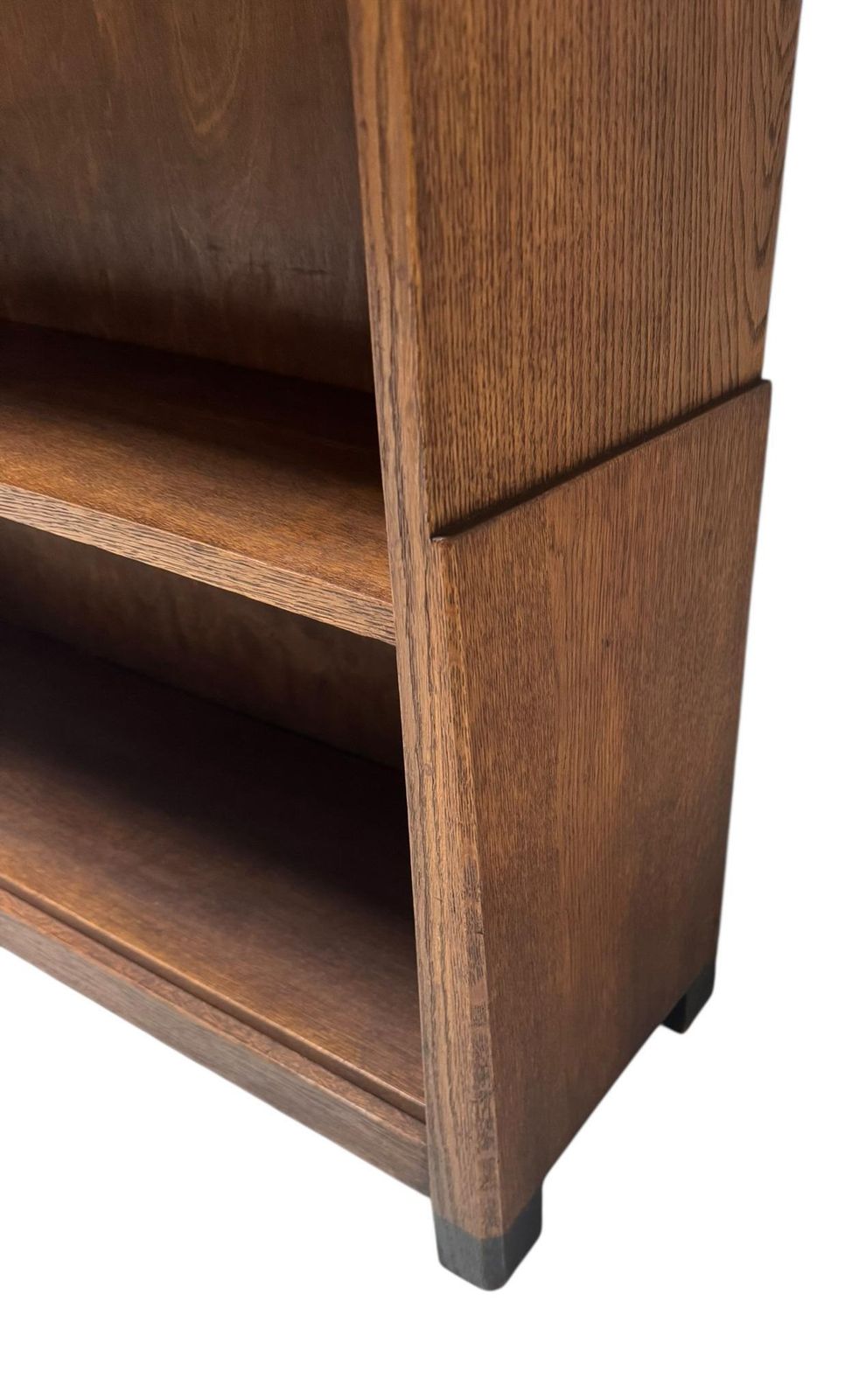photo for sale Art Deco Amsterdamse School Open Bookcase By Willem Penaat For Metz & Co., 1920s