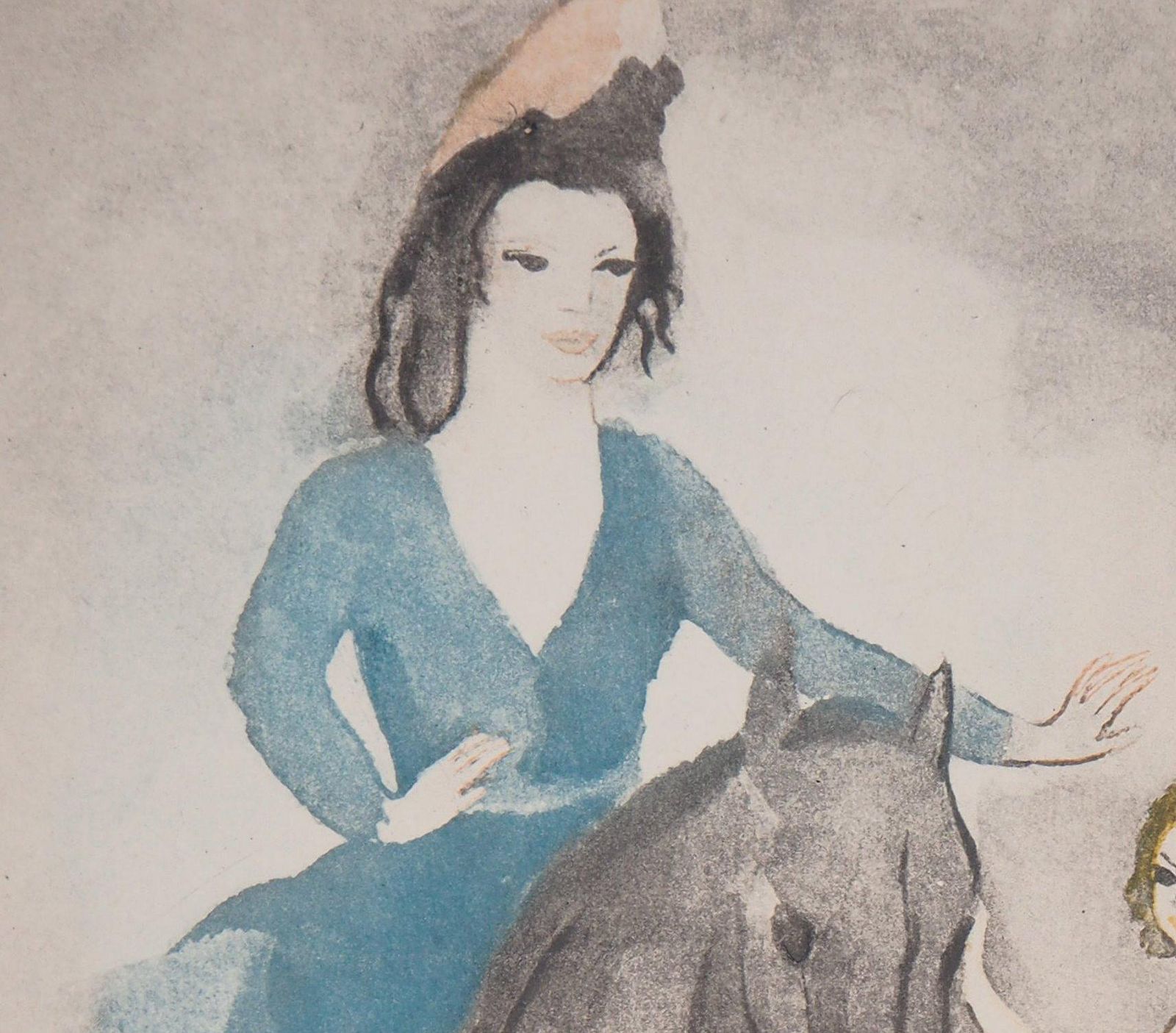 Marie Laurencinrider And Dancer   Original Etching1949 photo Art