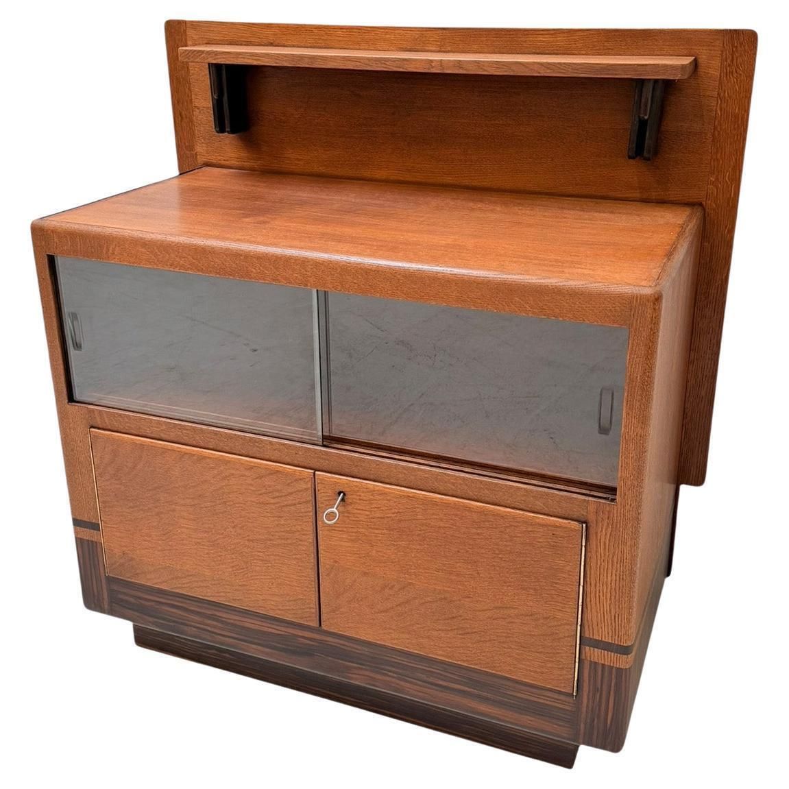 Modernist Art Deco Cabinet By Anton Lucas For N.V. Meubelkunst Leiden, 1920s