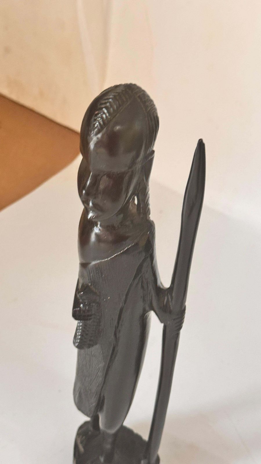 Pair Of African Sculptures — Heavy Hardwood, Primitivist Style photo buy