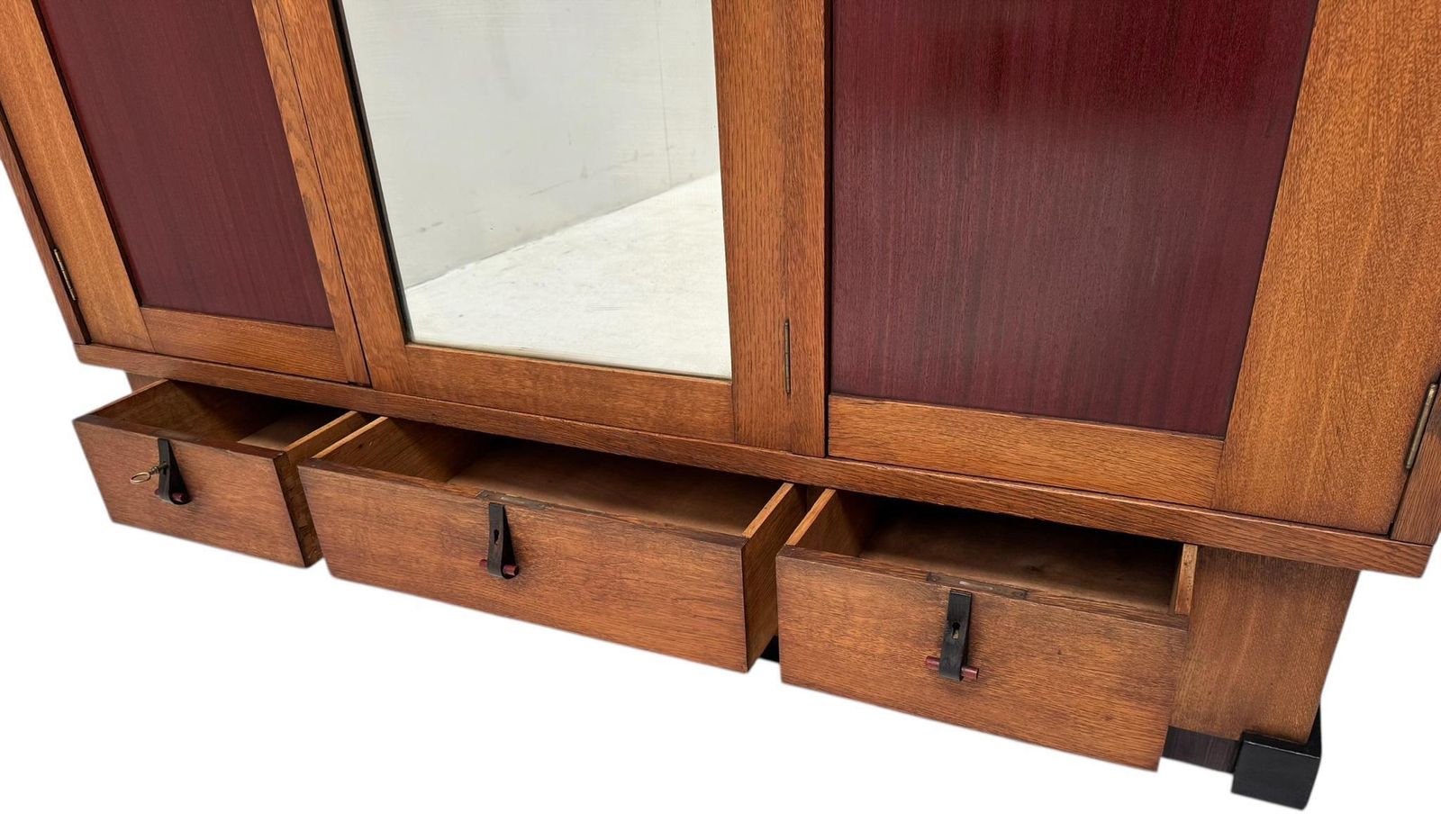 Art Deco Modernist Armoire Or Wardrobe By J.J. Zijfers Amsterdam, 1920s photo 3425.0