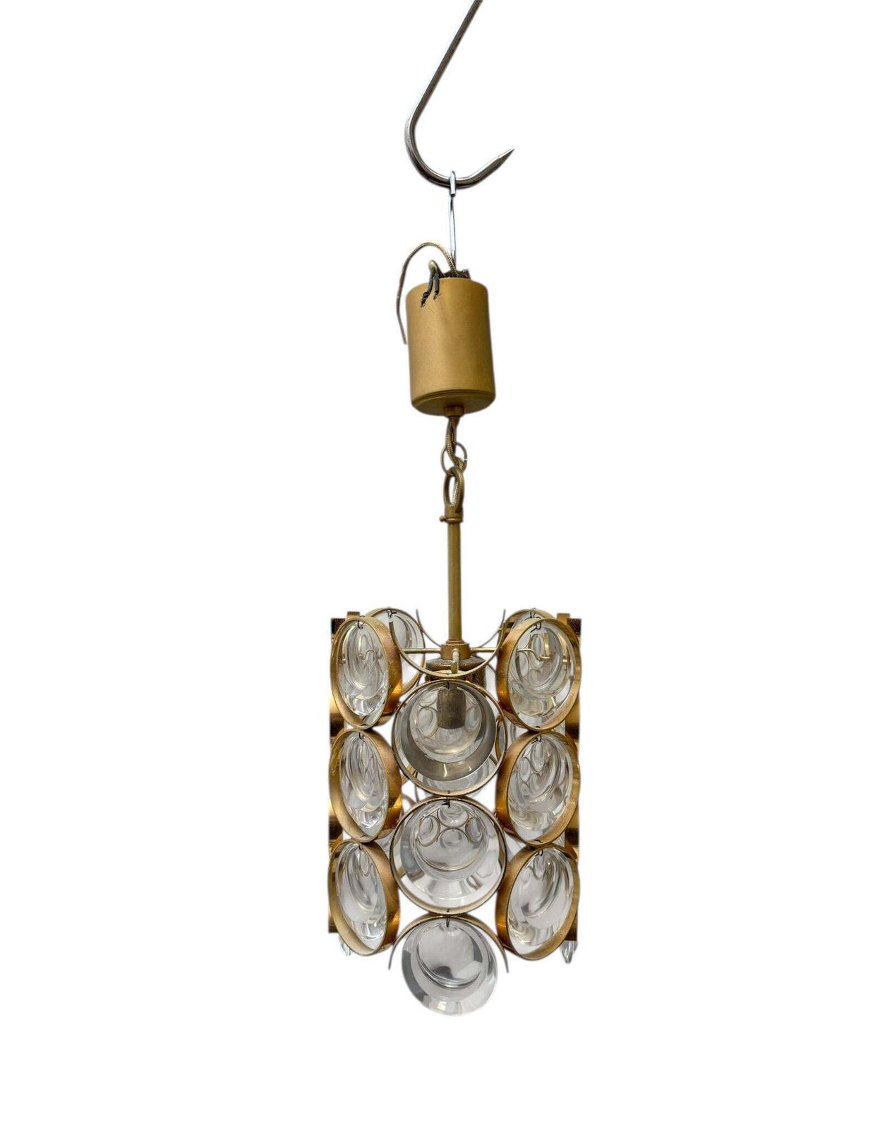 Hollywood Regency Pendant Lamp By Gaetano Sciolari For Palwa Germany, 1970s photo furniture
