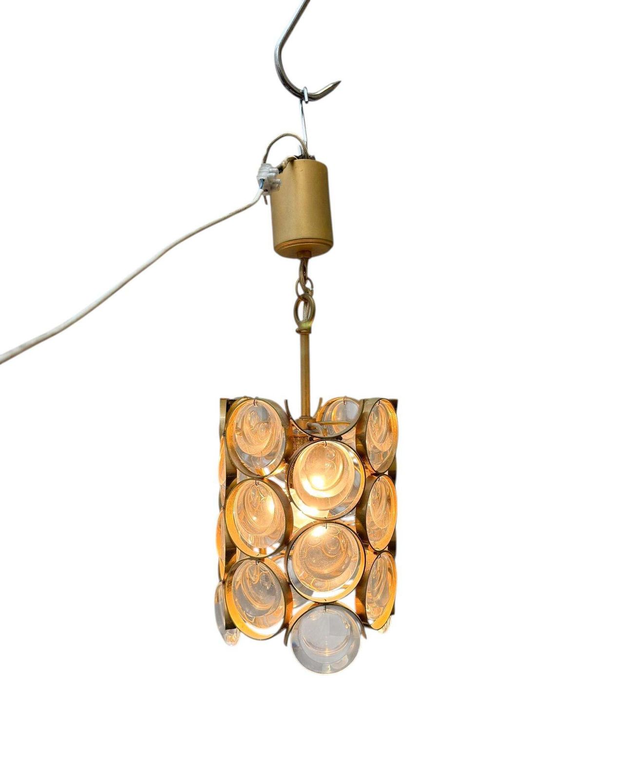 Hollywood Regency Pendant Lamp By Gaetano Sciolari For Palwa Germany, 1970s photo 663.0