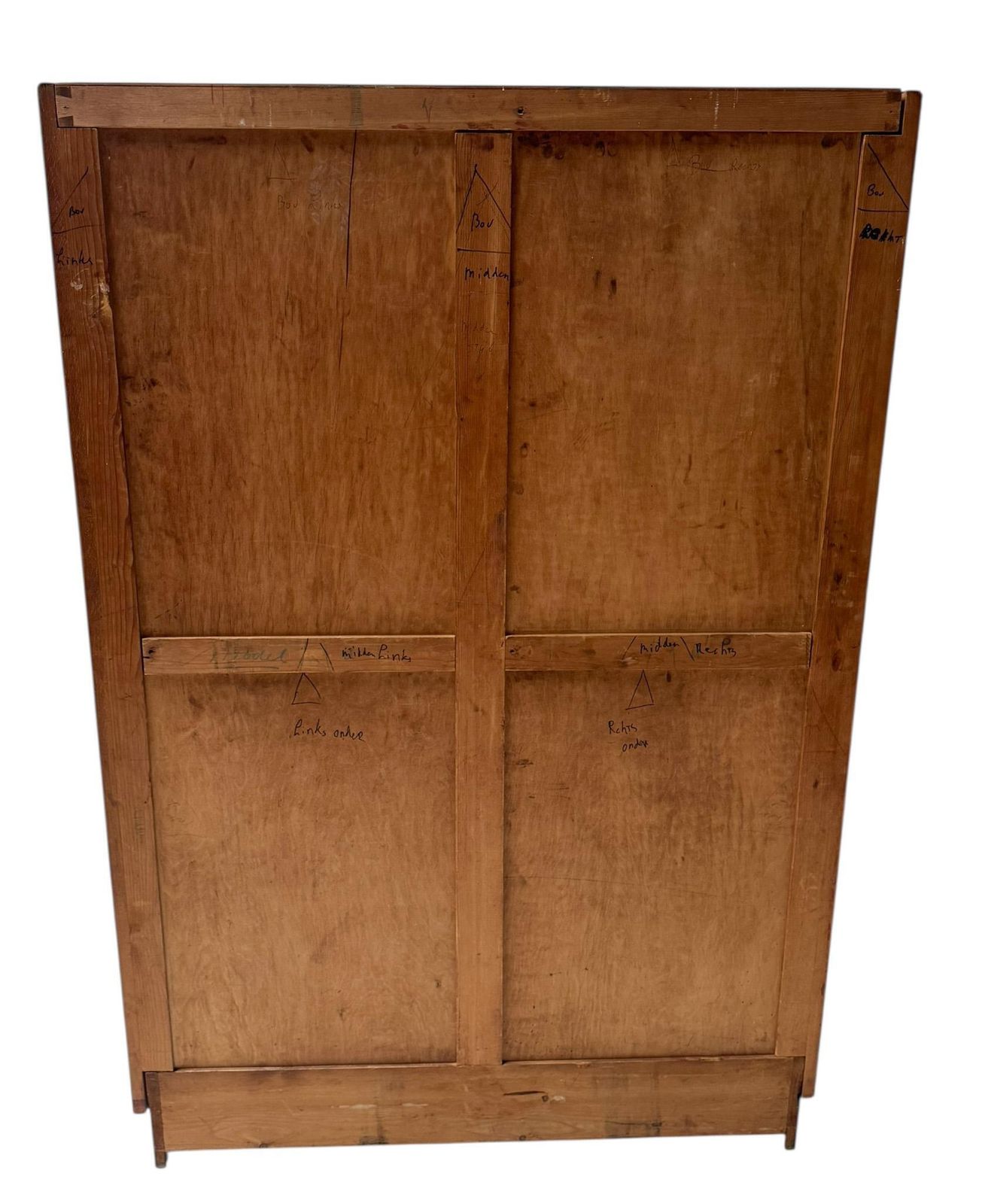 Art Deco Modernist Armoire By A.H. Jansen For L.O.V. Oosterbeek, 1920s photo vintage