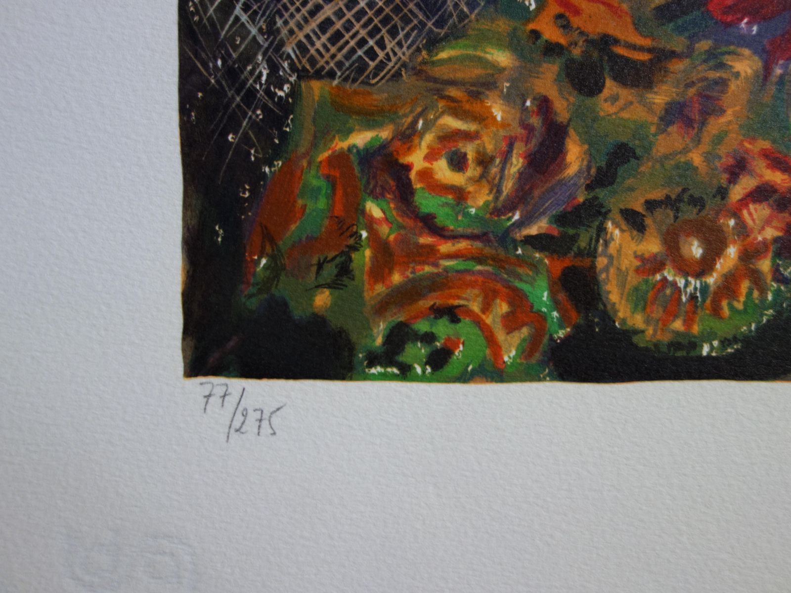 Yvonne Cheffer Delouisreading In The Living Room   Original Handsigned Lithograph photo 130.0