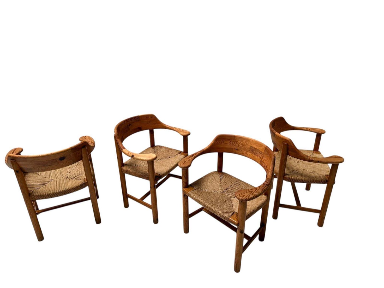 Four Mid Century Modern Armchairs By Rainer Daumiller, 1970s photo Furniture