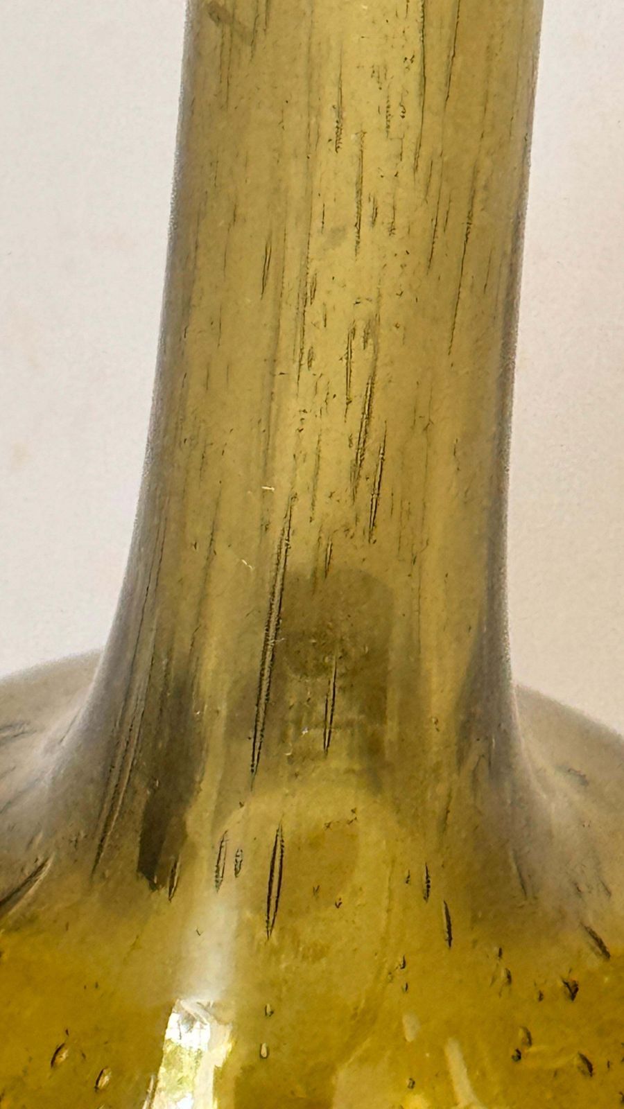photo furniture Tall Bubble Glass Bud Vase – Biot, France – 1960s