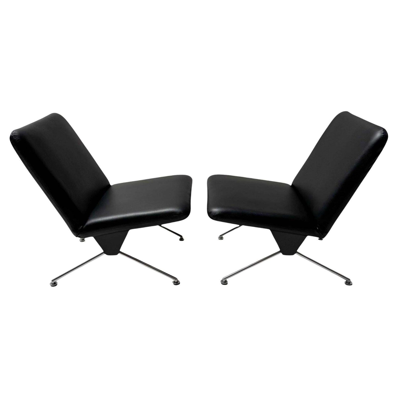 Mid Century Modern Lounge Chairs No. 1432 By Andre Cordemeijer For Gispen, 1961