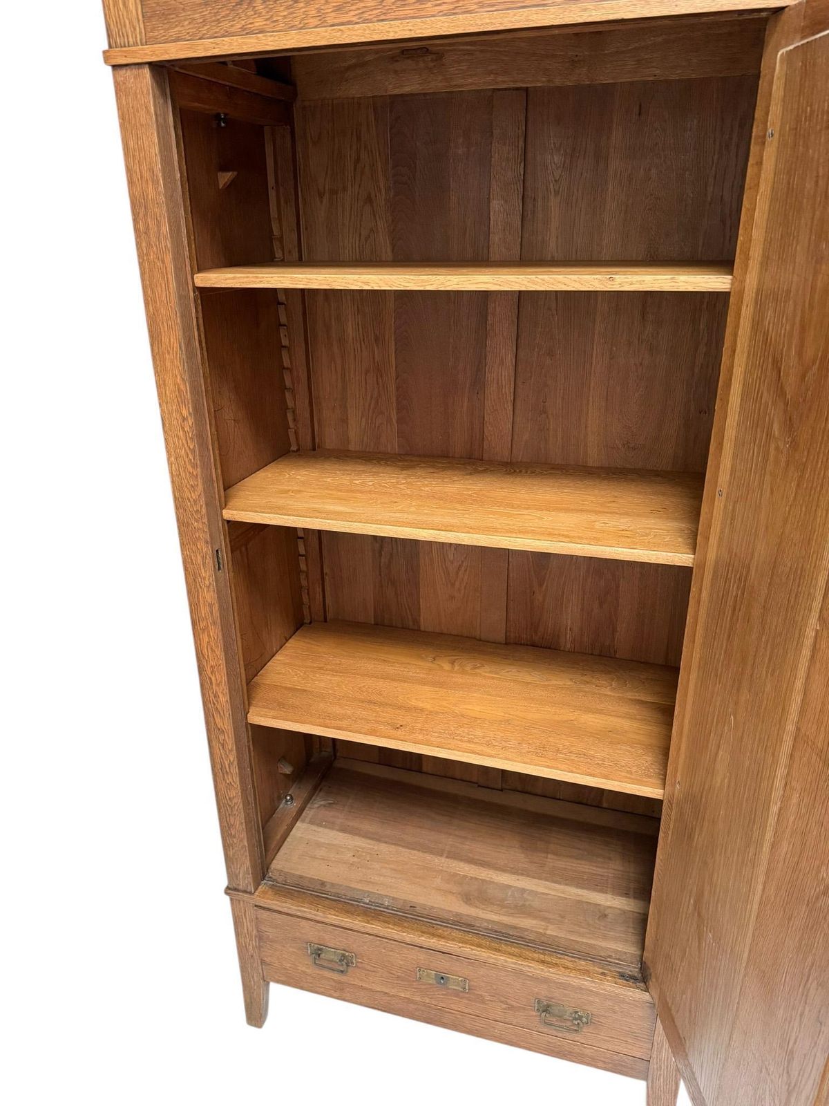 Oak Art Nouveau Armoire Or Wardrobe, 1900s photo buy
