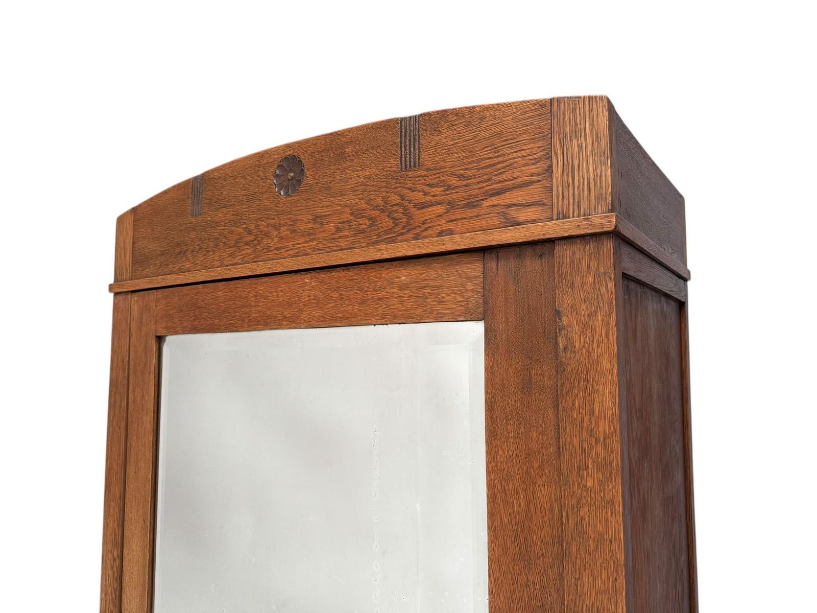 photo buy Oak Art Nouveau Armoire Or Wardrobe, 1900s