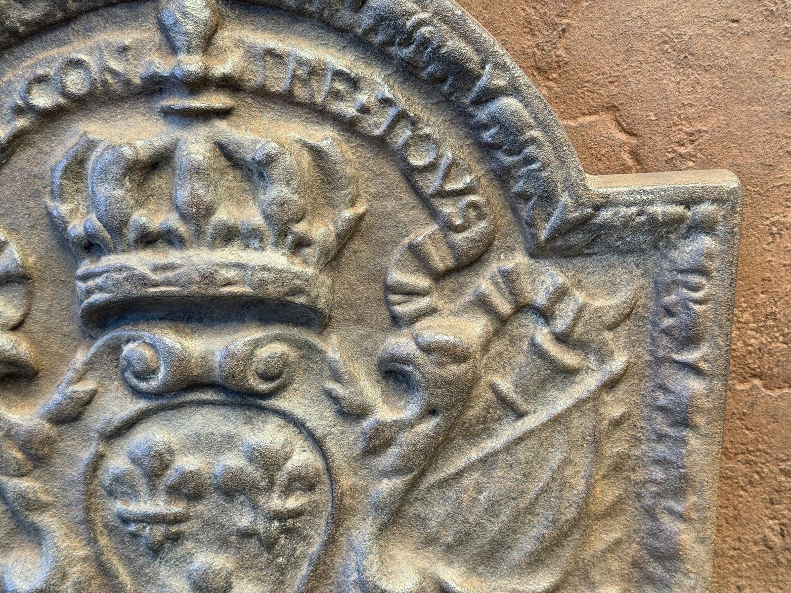 Louis XIV Style 'Seul Contre Tous' Fireback / Backsplash, 20th Century photo buy